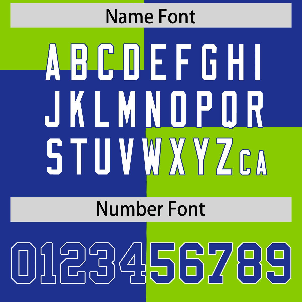 Custom Royal Neon Green Varsity Full-Snap Four Squares Color Block Letterman Jacket Hoodie| KXKSHOP