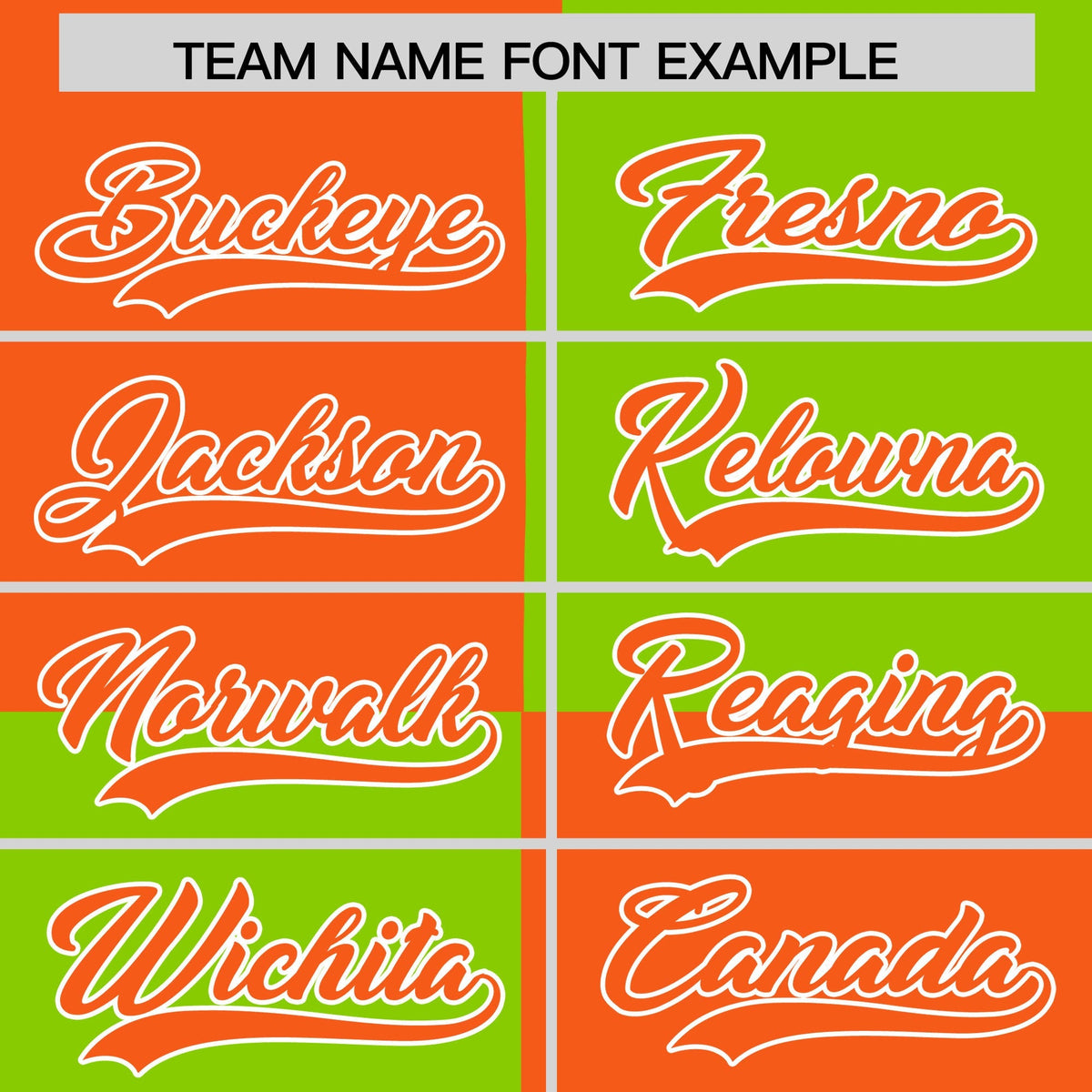 Custom Orange Neon Green Varsity Full-Snap Four Squares Color Block Letterman Jacket Hoodie| KXKSHOP