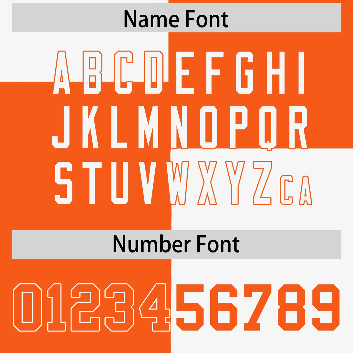 Custom Orange White Varsity Full-Snap Four Squares Color Block Letterman Jacket Hoodie| KXKSHOP