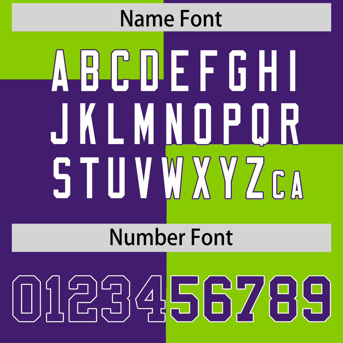 Custom Purple Neon Green Varsity Full-Snap Four Squares Color Block Letterman Jacket Hoodie| KXKSHOP