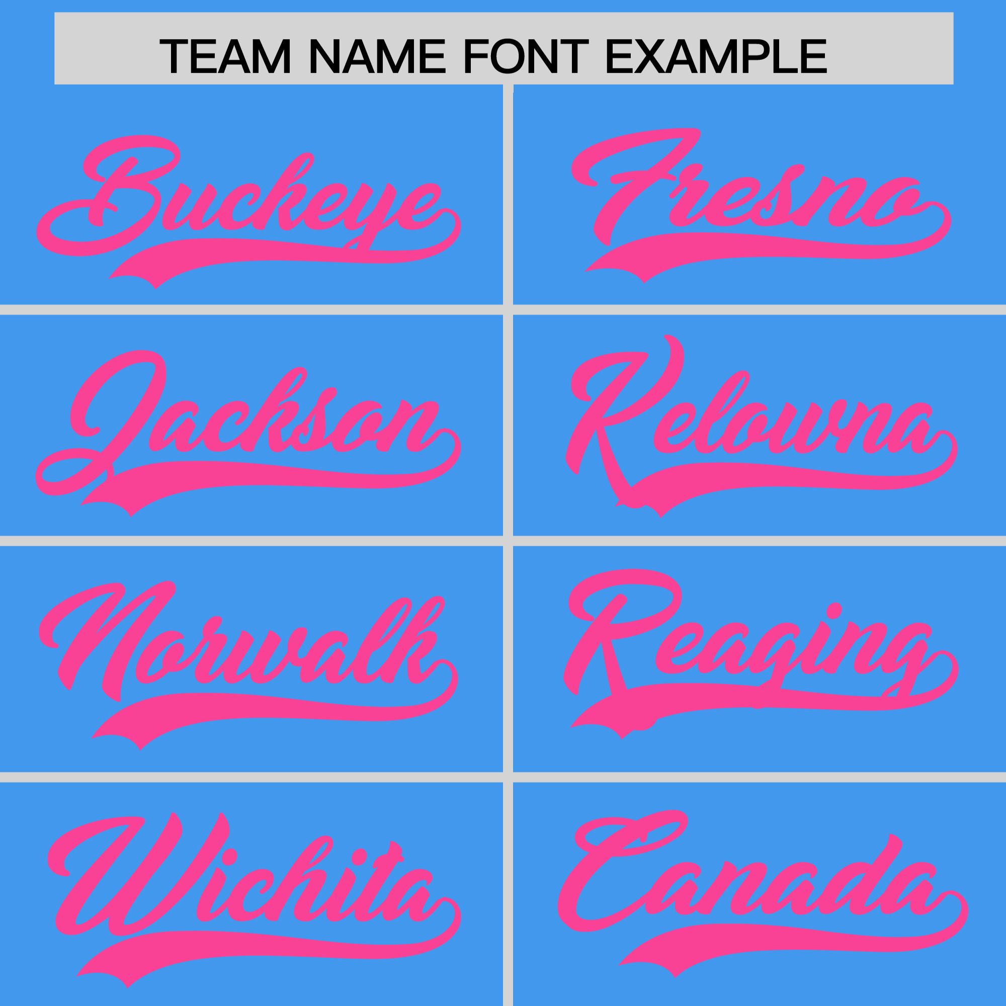 Custom Powder Blue Pink-Fluorescent Green Raglan Sleeves Varsity Full-Snap Letterman Three Stripes Jacket Hoodie| KXKSHOP