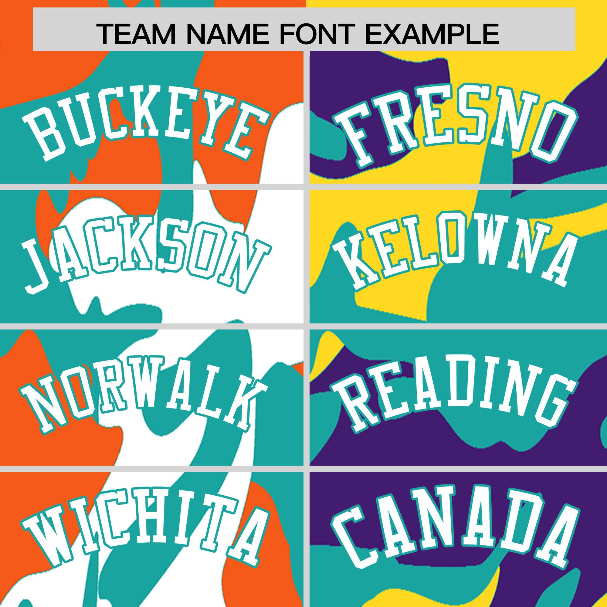 Custom Aqua Purple Full-Snap Varsity Two Tone Personalized Letterman Camo Jacket Hoodie| KXKSHOP