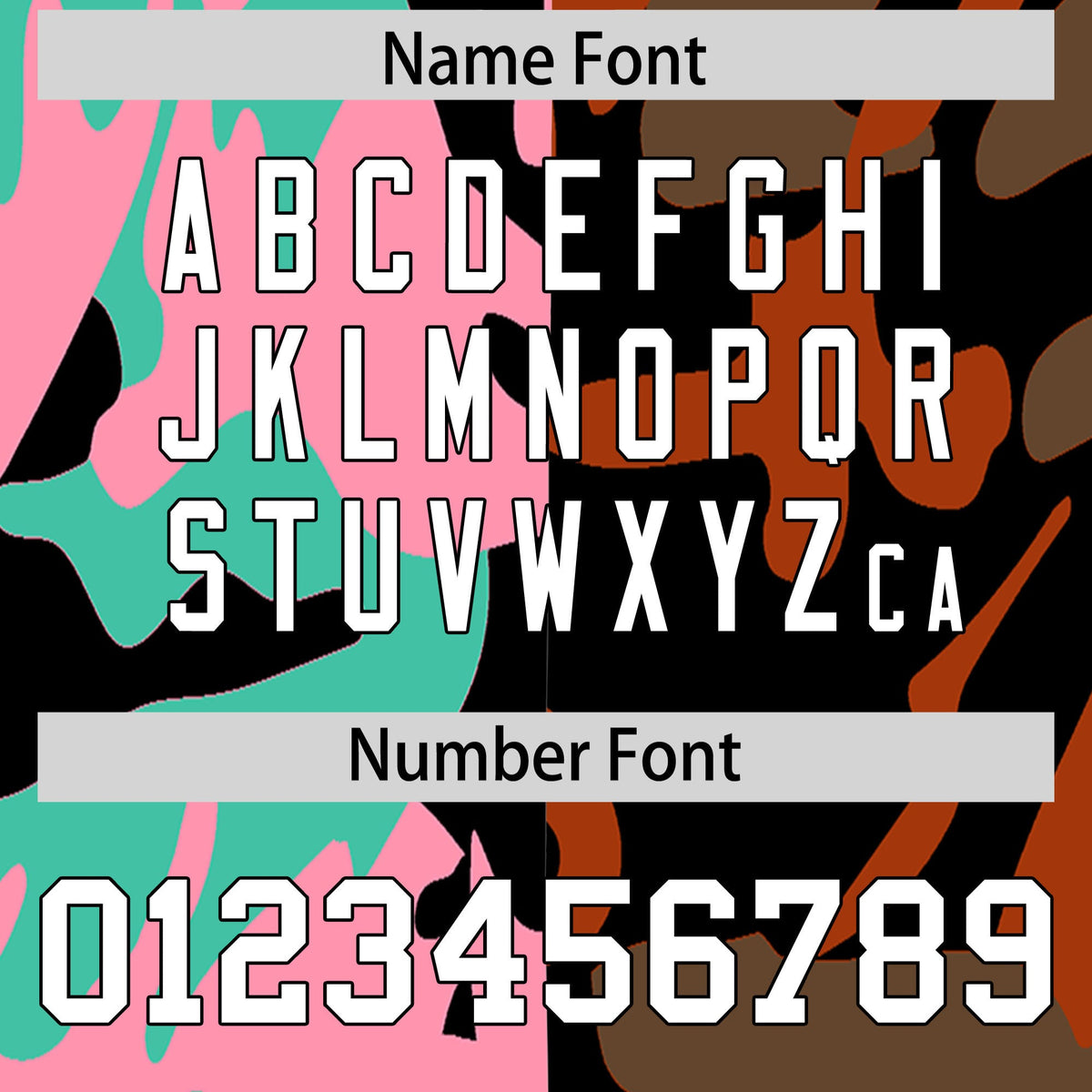 Custom Black Texas Orange Full-Snap Varsity Two Tone Personalized Letterman Camo Jacket Hoodie| KXKSHOP