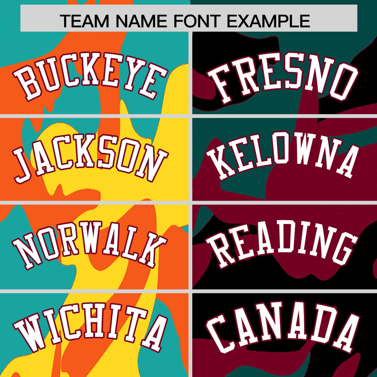 Custom Orange Crimson Full-Snap Varsity Two Tone Personalized Letterman Camo Jacket Hoodie| KXKSHOP