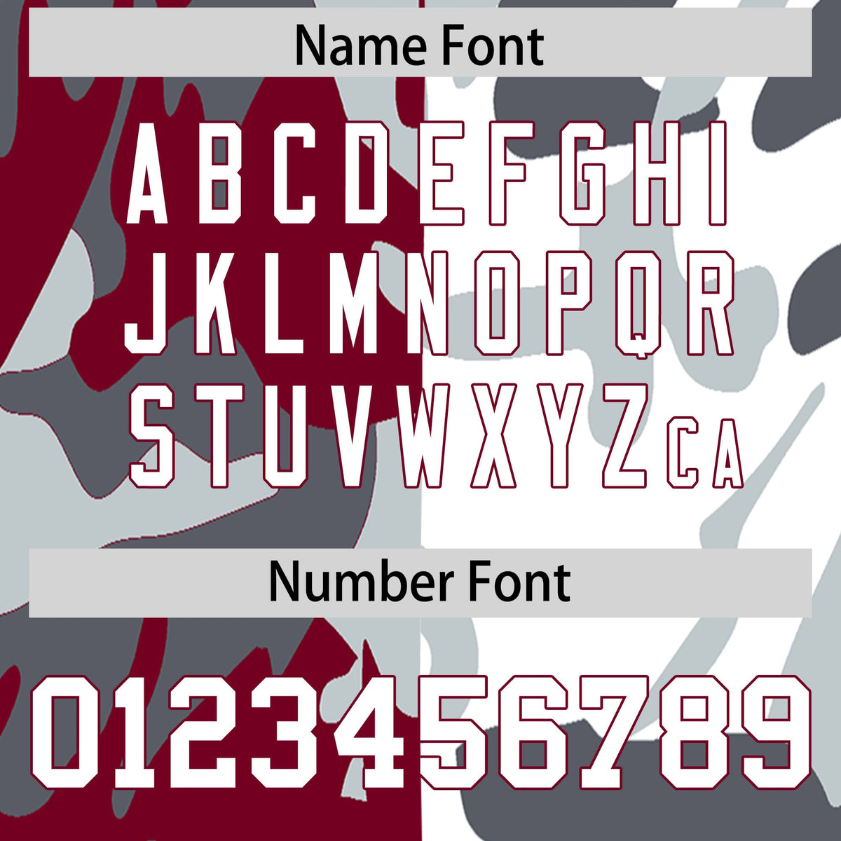 Custom Crimson Silver Full-Snap Varsity Two Tone Personalized Letterman Camo Jacket Hoodie| KXKSHOP