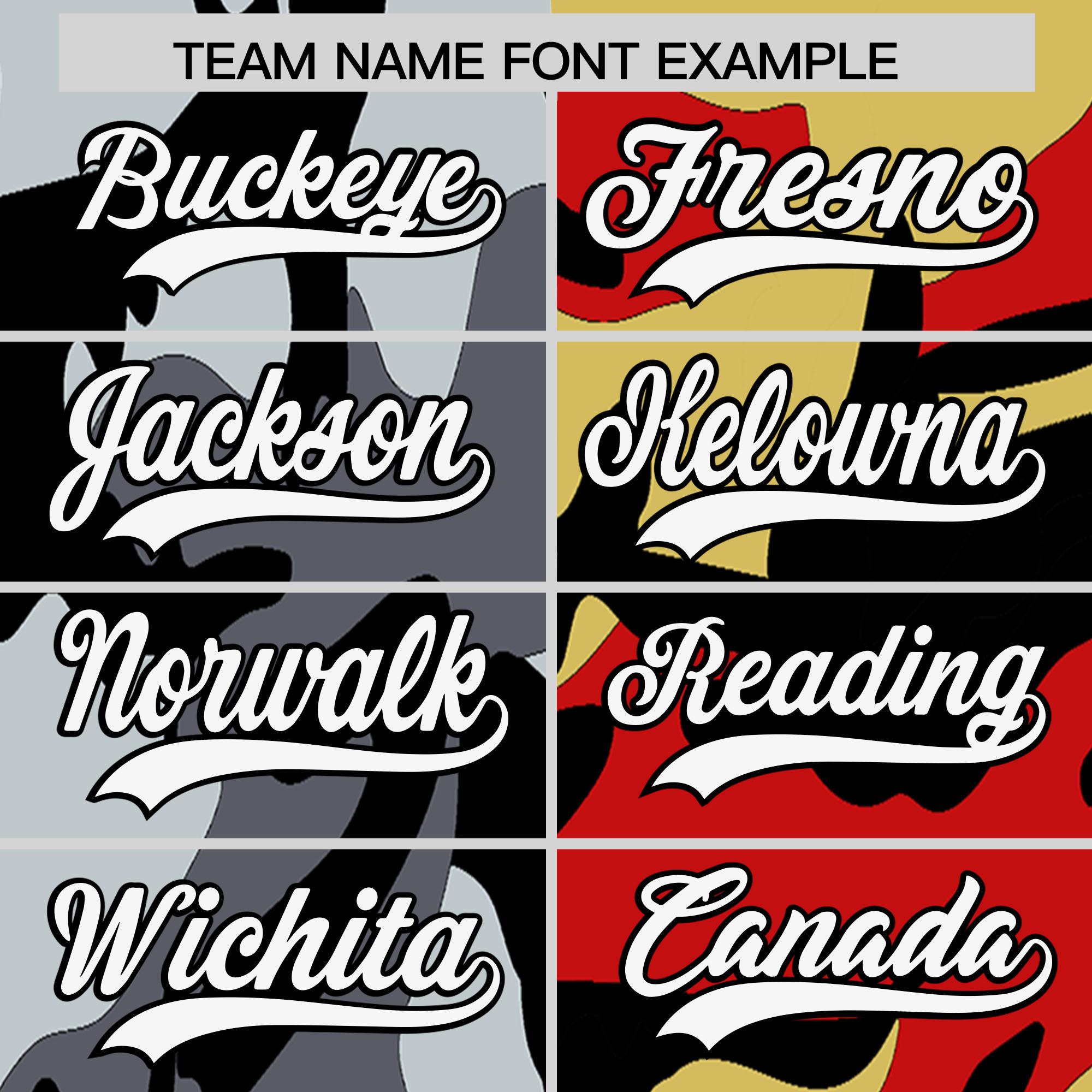 Custom Black Red Full-Snap Varsity Two Tone Personalized Letterman Camo Jacket Hoodie| KXKSHOP