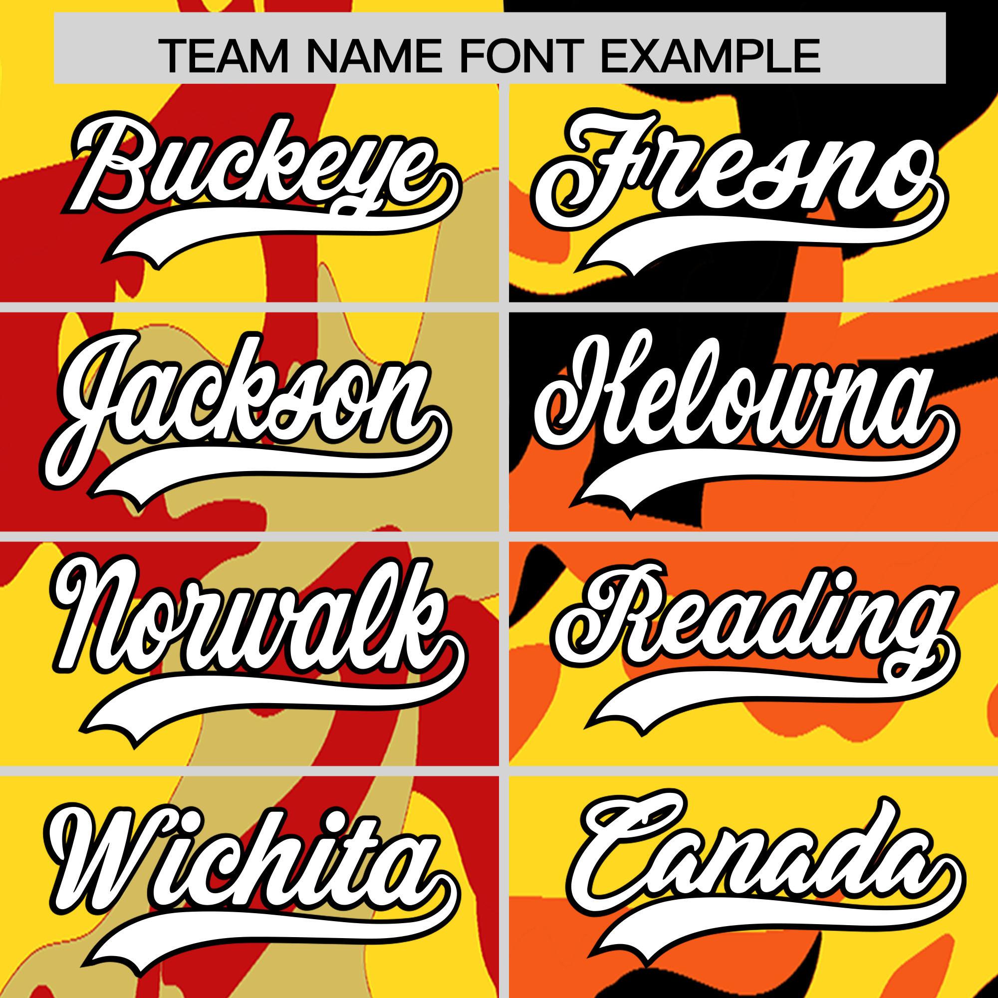 Custom Red Orange Full-Snap Varsity Two Tone Personalized Letterman Camo Jacket Hoodie| KXKSHOP