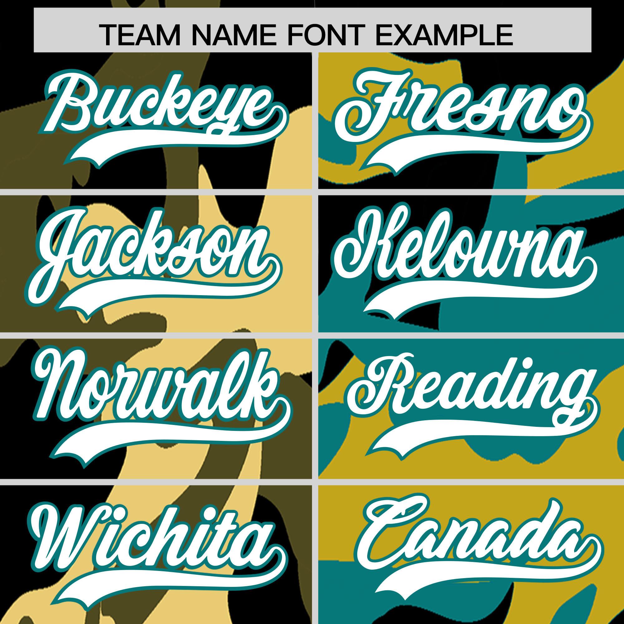 Custom Black Aqua Full-Snap Varsity Two Tone Personalized Letterman Camo Jacket Hoodie| KXKSHOP