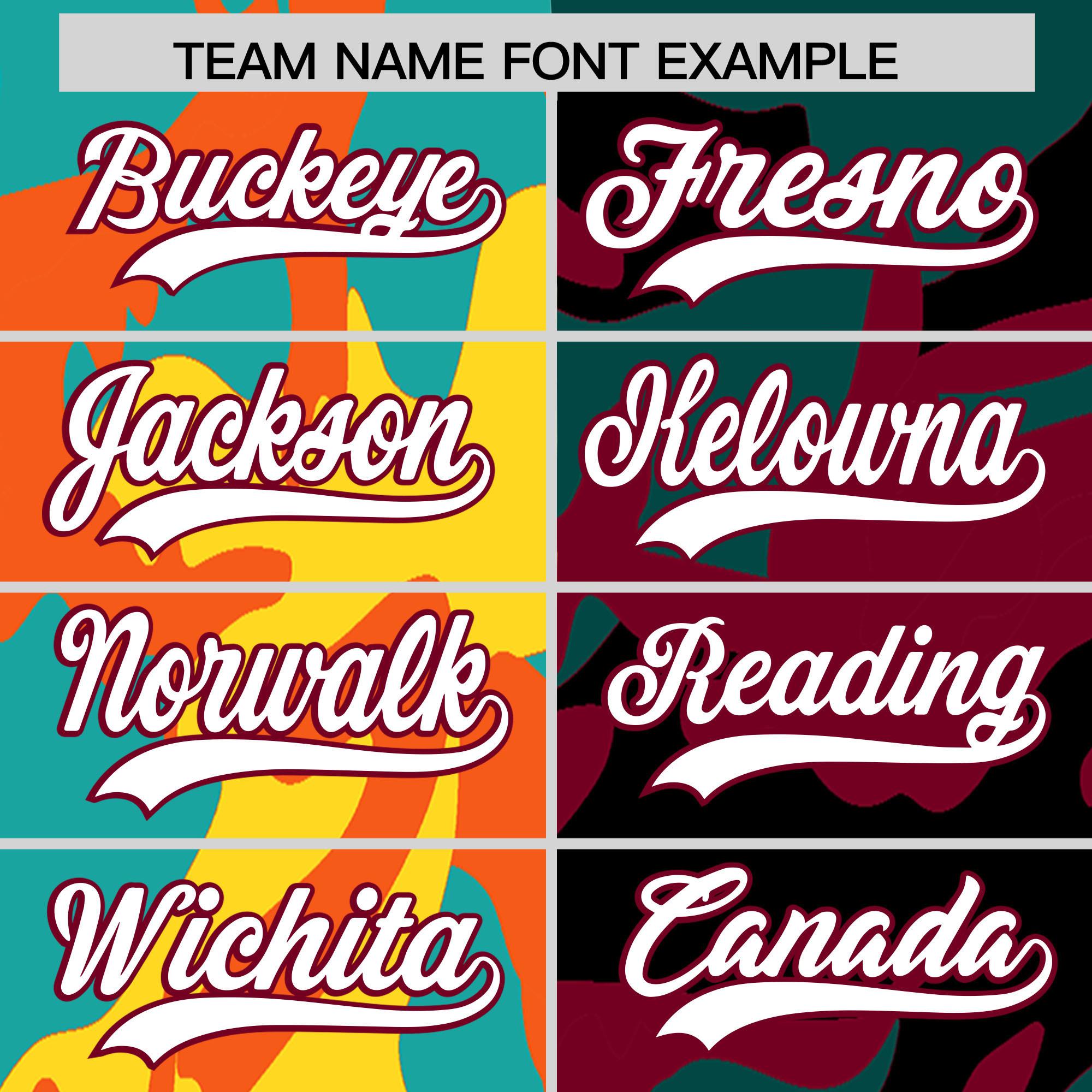 Custom Orange Crimson Full-Snap Varsity Two Tone Personalized Letterman Camo Jacket Hoodie| KXKSHOP