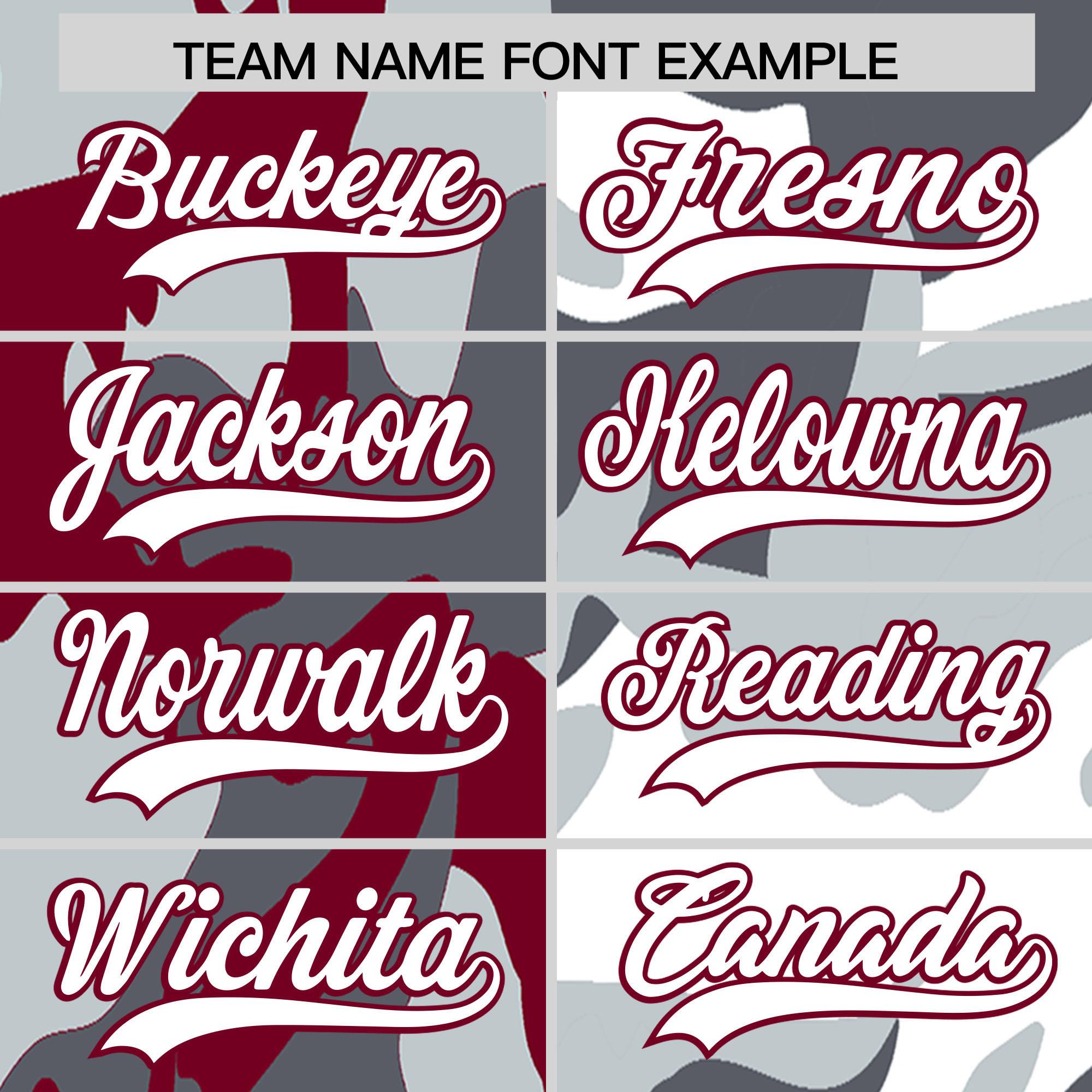 Custom Crimson Silver Full-Snap Varsity Two Tone Personalized Letterman Camo Jacket Hoodie| KXKSHOP