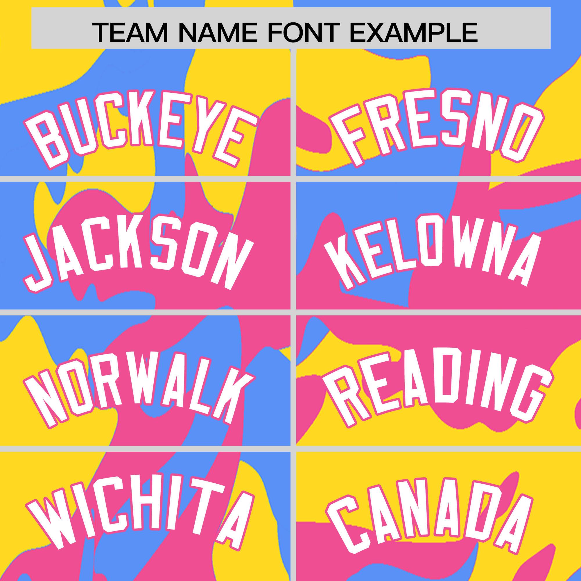 Custom Powder Blue Pink Full-Snap Varsity Two Tone Personalized Letterman Camo Jacket Hoodie| KXKSHOP