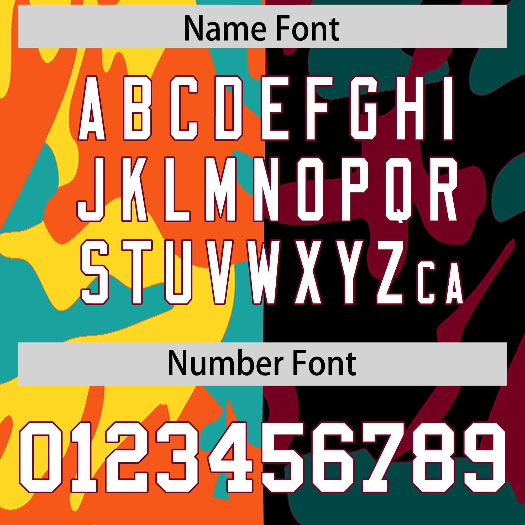 Custom Orange Crimson Full-Snap Varsity Two Tone Personalized Letterman Camo Jacket Hoodie| KXKSHOP