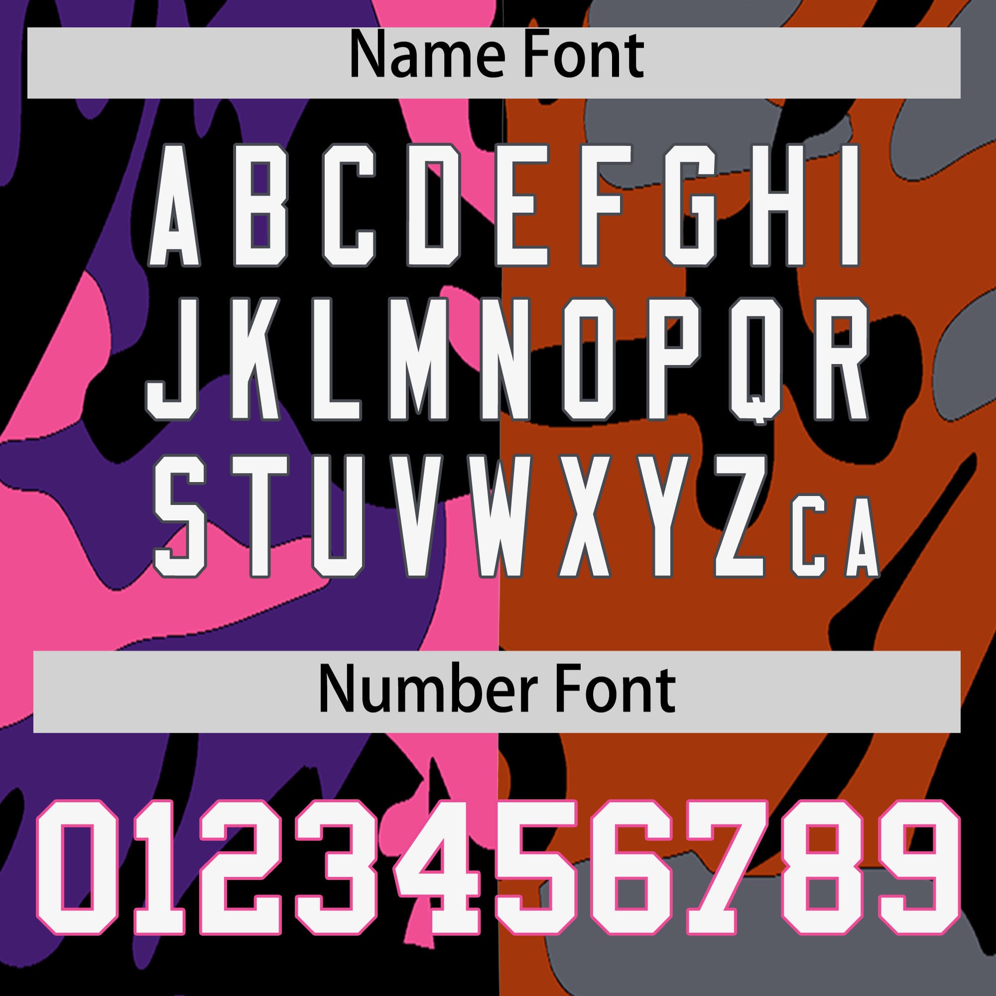 Custom Purple Texas Orange Full-Snap Varsity Two Tone Personalized Letterman Camo Jacket Hoodie| KXKSHOP