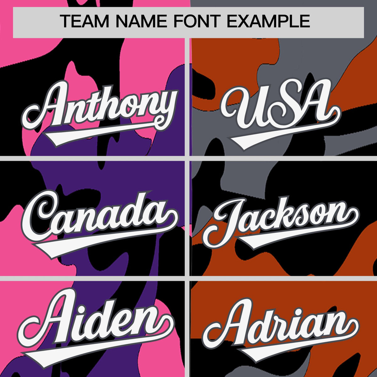 Custom Purple Texas Orange Full-Snap Varsity Two Tone Personalized Letterman Camo Jacket Hoodie| KXKSHOP