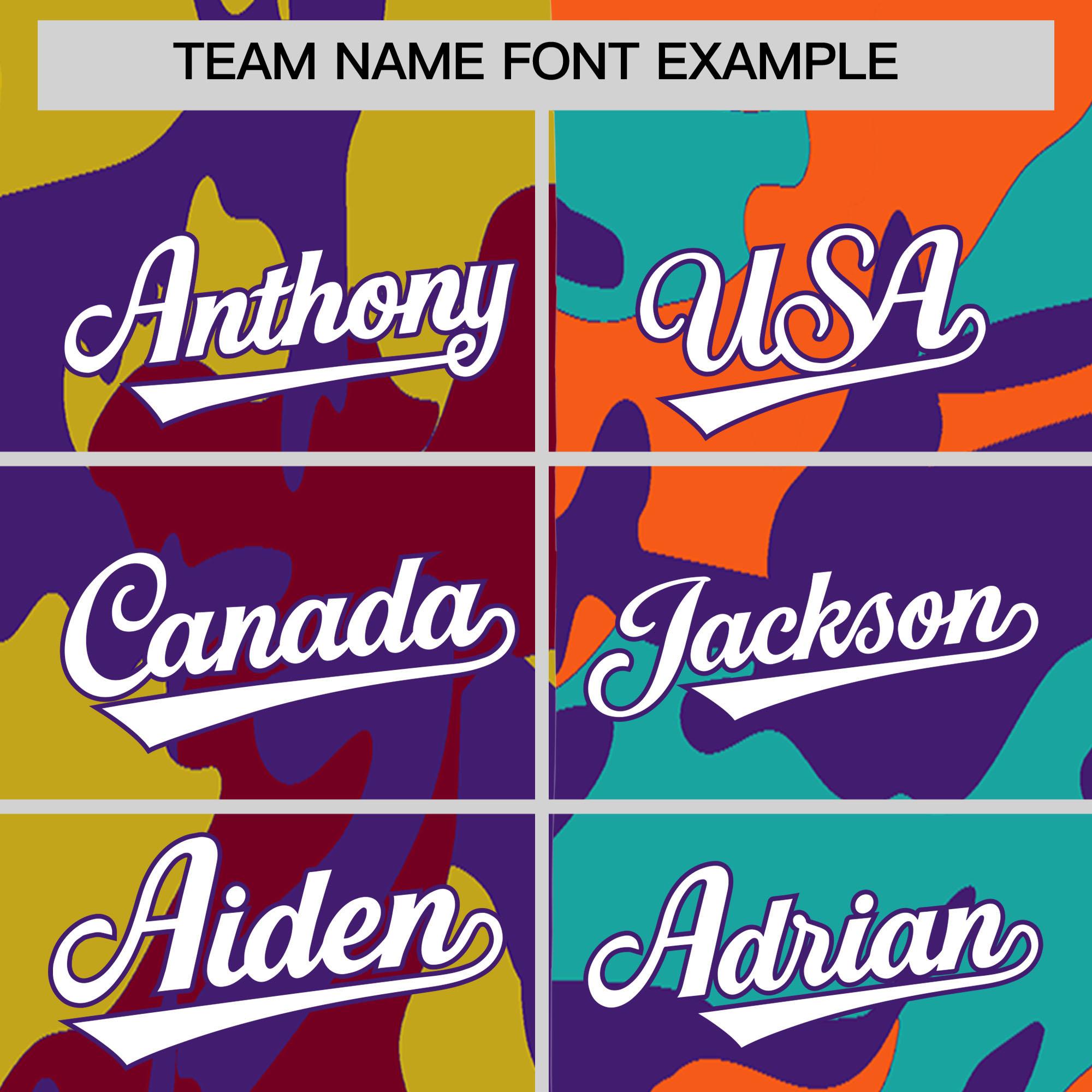 Custom Crimson Aqua Full-Snap Varsity Two Tone Personalized Letterman Camo Jacket Hoodie| KXKSHOP