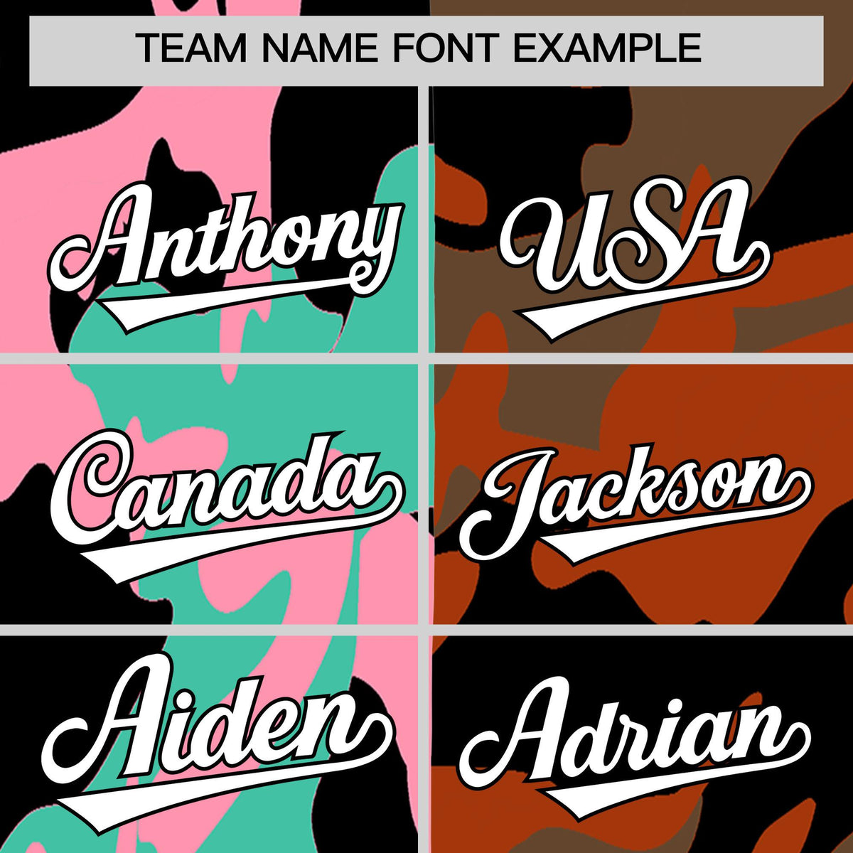 Custom Black Texas Orange Full-Snap Varsity Two Tone Personalized Letterman Camo Jacket Hoodie| KXKSHOP