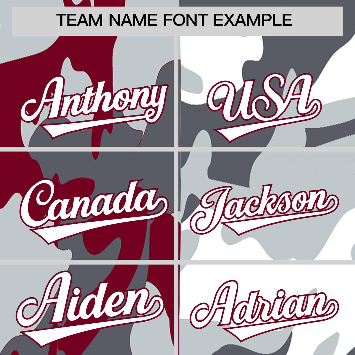 Custom Crimson Silver Full-Snap Varsity Two Tone Personalized Letterman Camo Jacket Hoodie| KXKSHOP