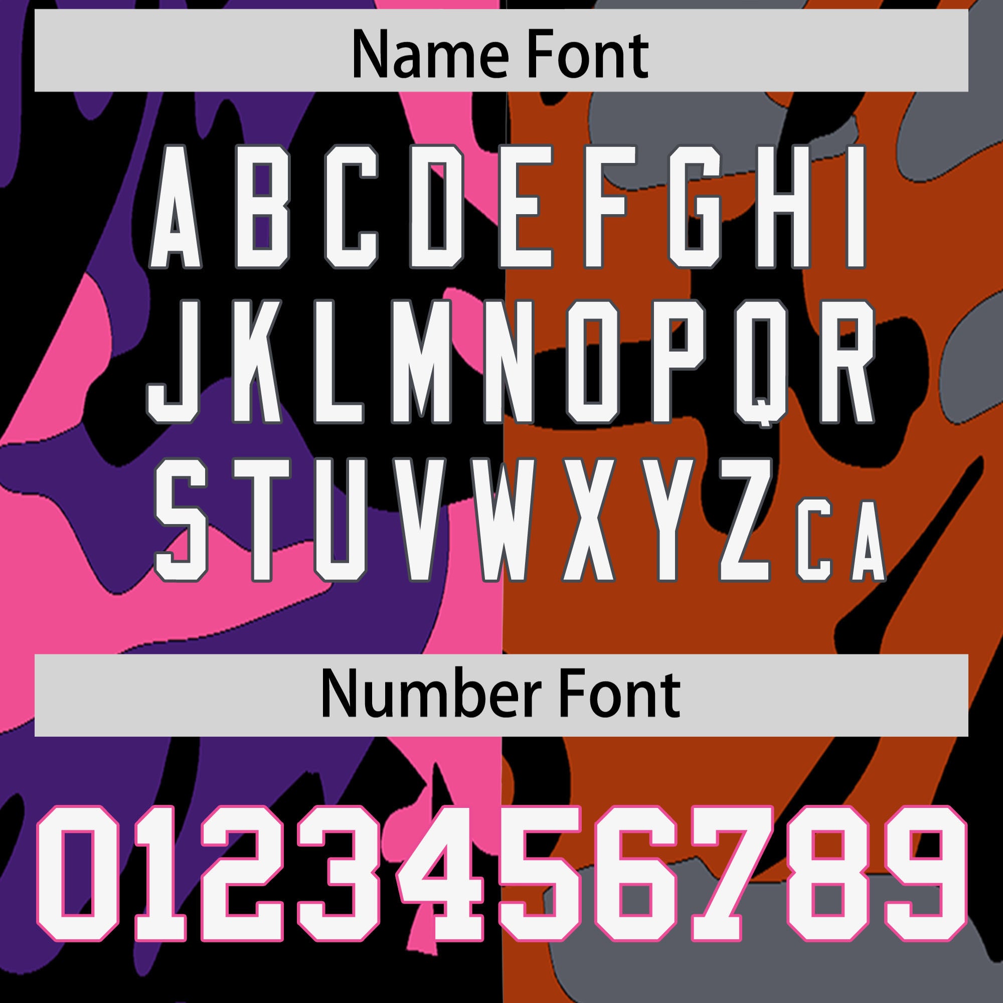 Custom Purple Texas Orange Full-Snap Varsity Two Tone Personalized Letterman Camo Jacket Hoodie| KXKSHOP