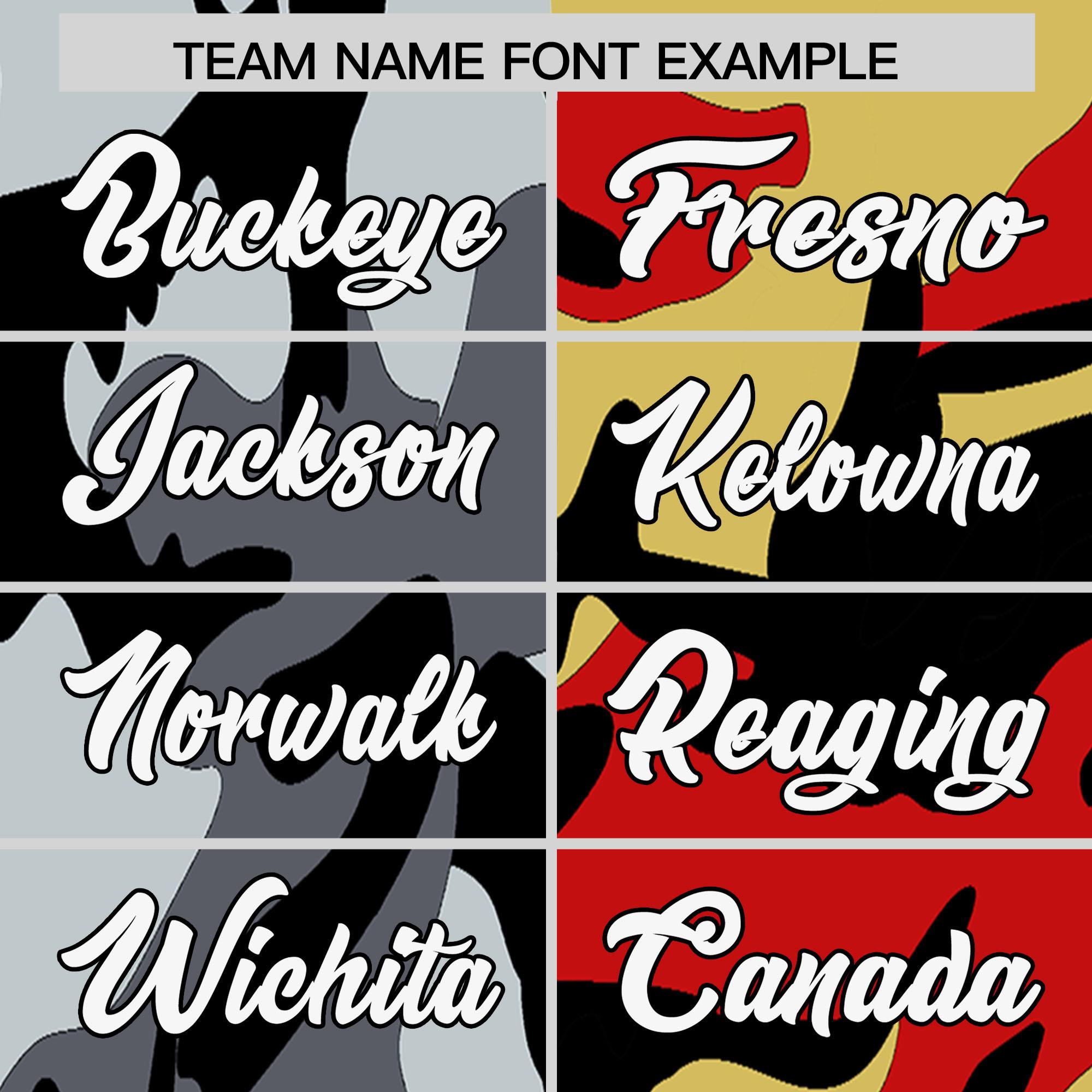 Custom Black Red Full-Snap Varsity Two Tone Personalized Letterman Camo Jacket Hoodie| KXKSHOP