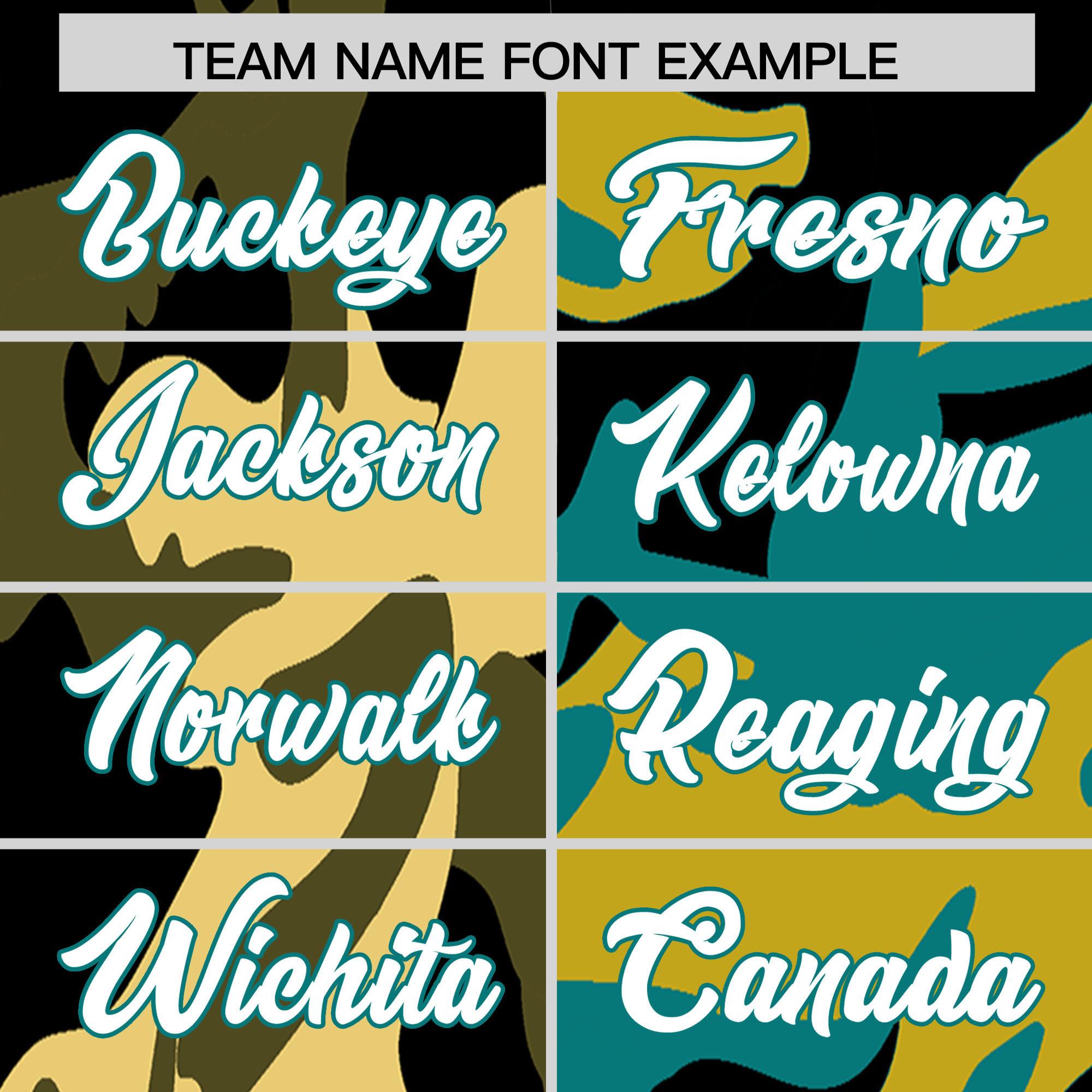 Custom Black Aqua Full-Snap Varsity Two Tone Personalized Letterman Camo Jacket Hoodie| KXKSHOP