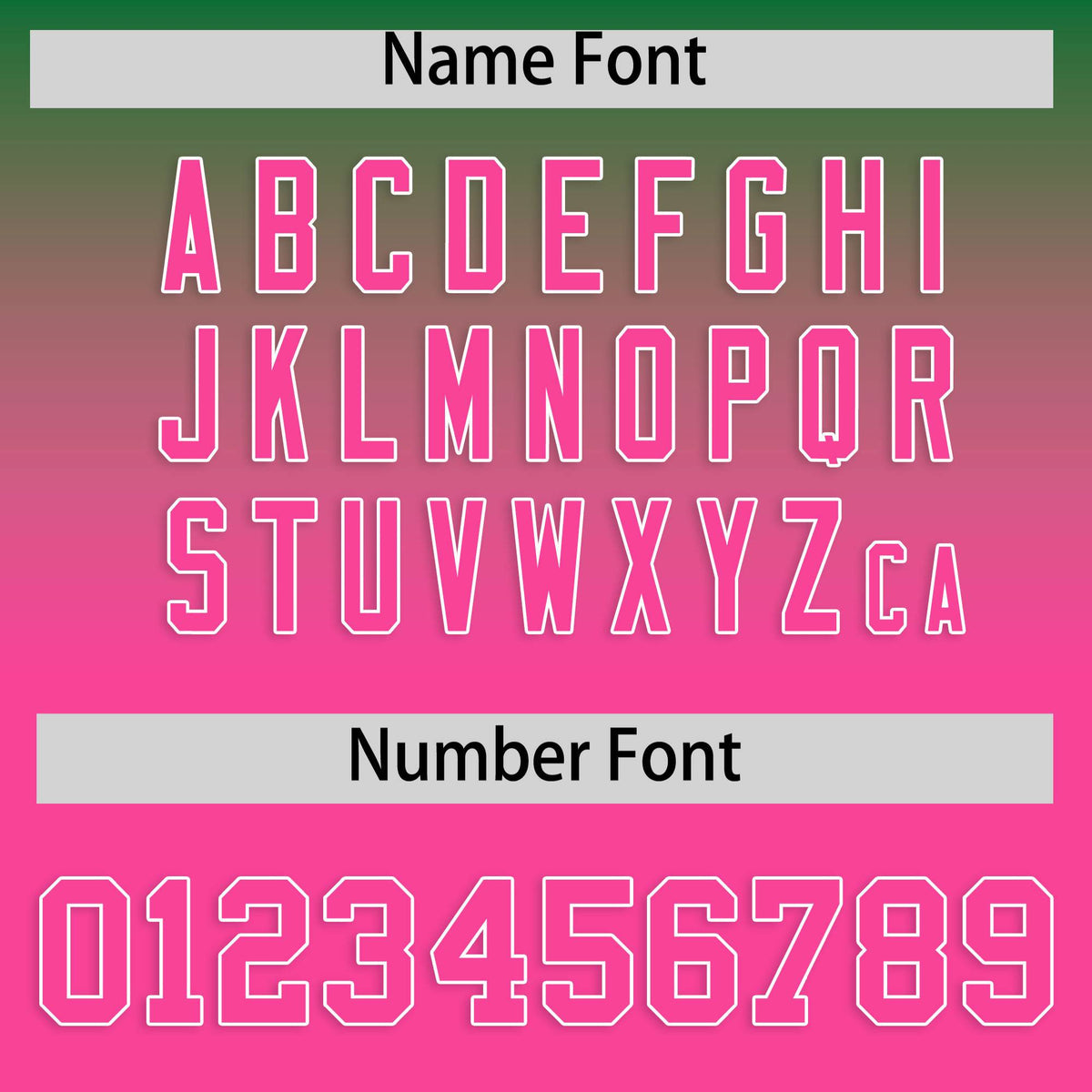 Custom Green Pink Varsity Full-Snap Letterman Gradient Hoodie Jacket