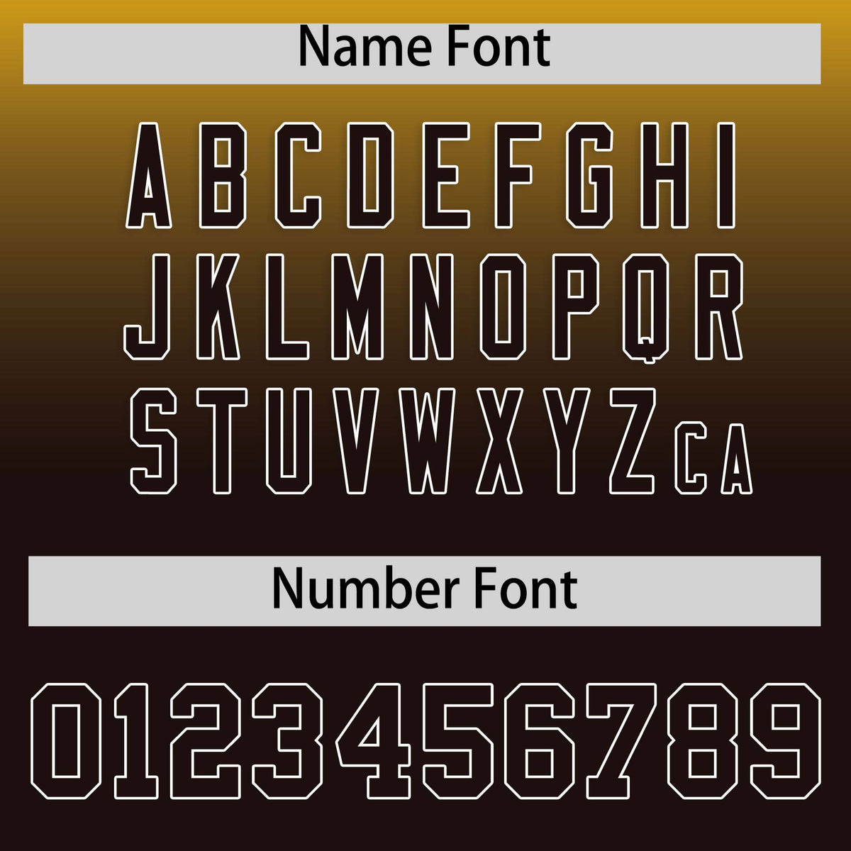 Custom Yellow Brown Varsity Full-Snap Letterman Gradient Hoodie Jacket