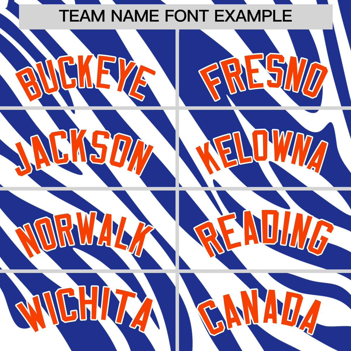 Custom Royal Blue White Orange Leopard Print Pullover Sweatshirt Hoodie| KXKSHOP