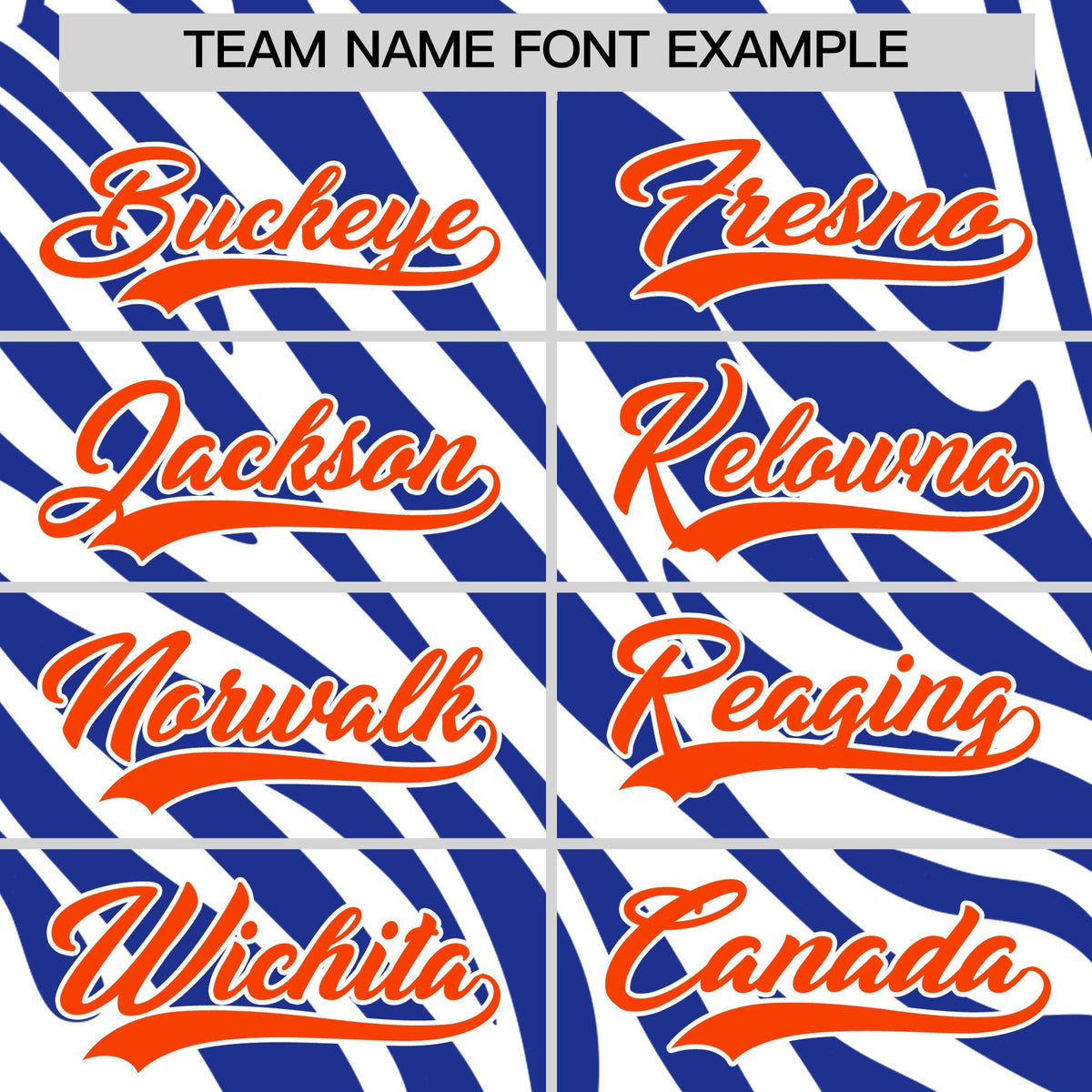 Custom Royal Blue White Orange Leopard Print Pullover Sweatshirt Hoodie| KXKSHOP