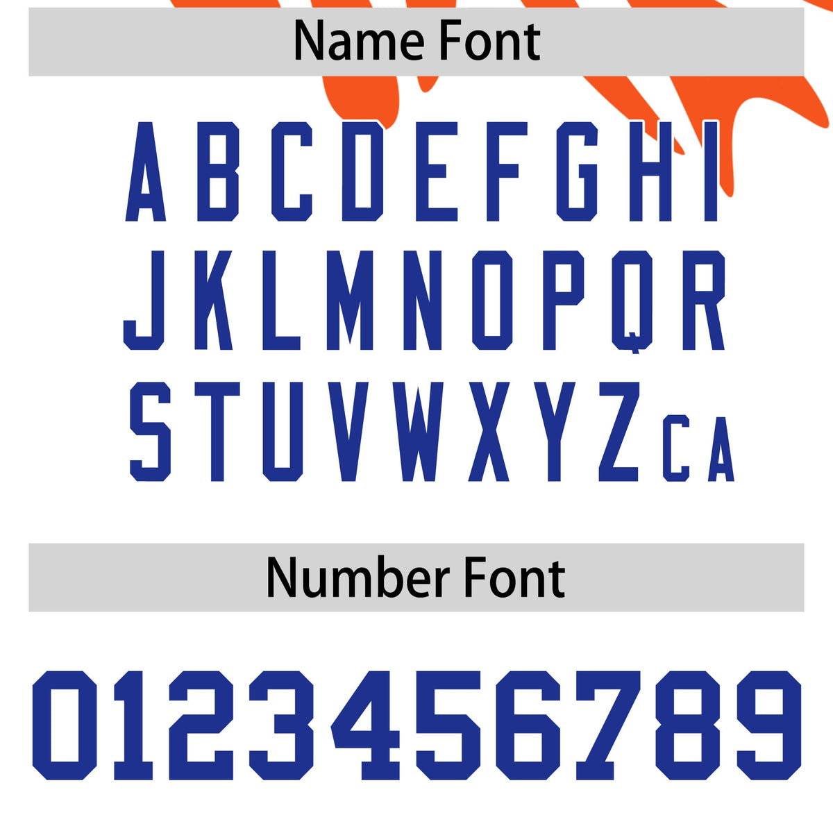 Custom Orange White Royal Blue Leopard Print Pullover Sweatshirt Hoodie| KXKSHOP