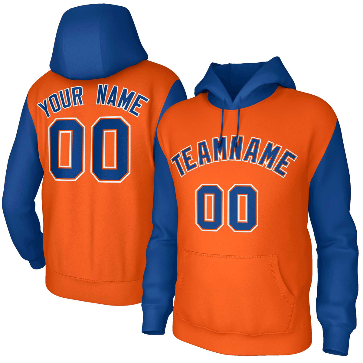 Custom Personalized Pullover Stitched Hoodies with Raglan Sleeves| KXKSHOP