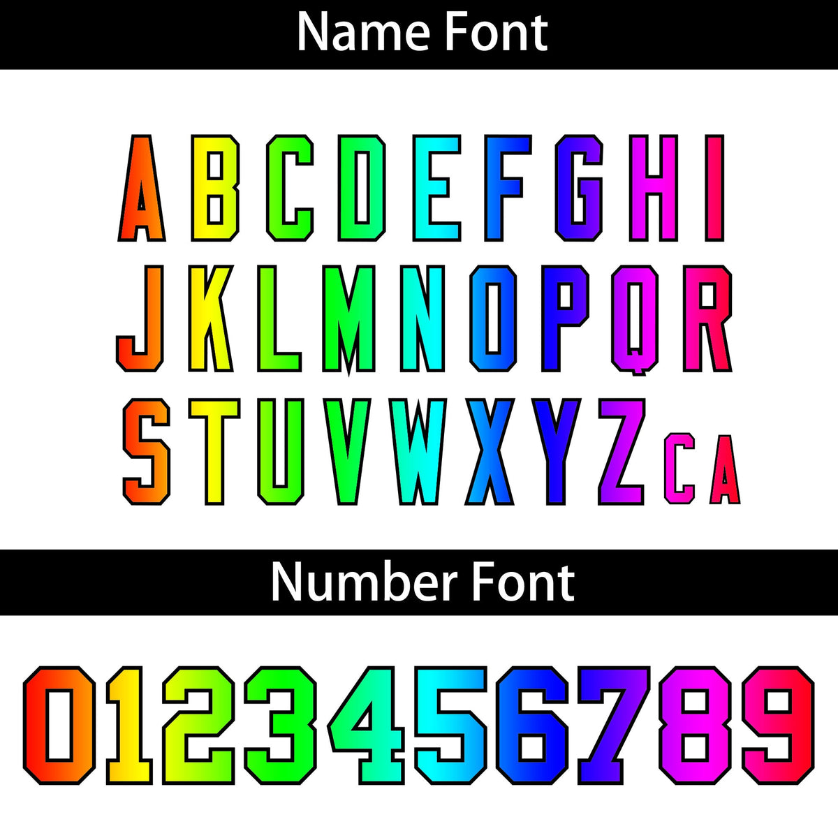 Custom White Personalized Rainbow Color Font Team Pullover Sweatshirt Hoodie| KXKSHOP