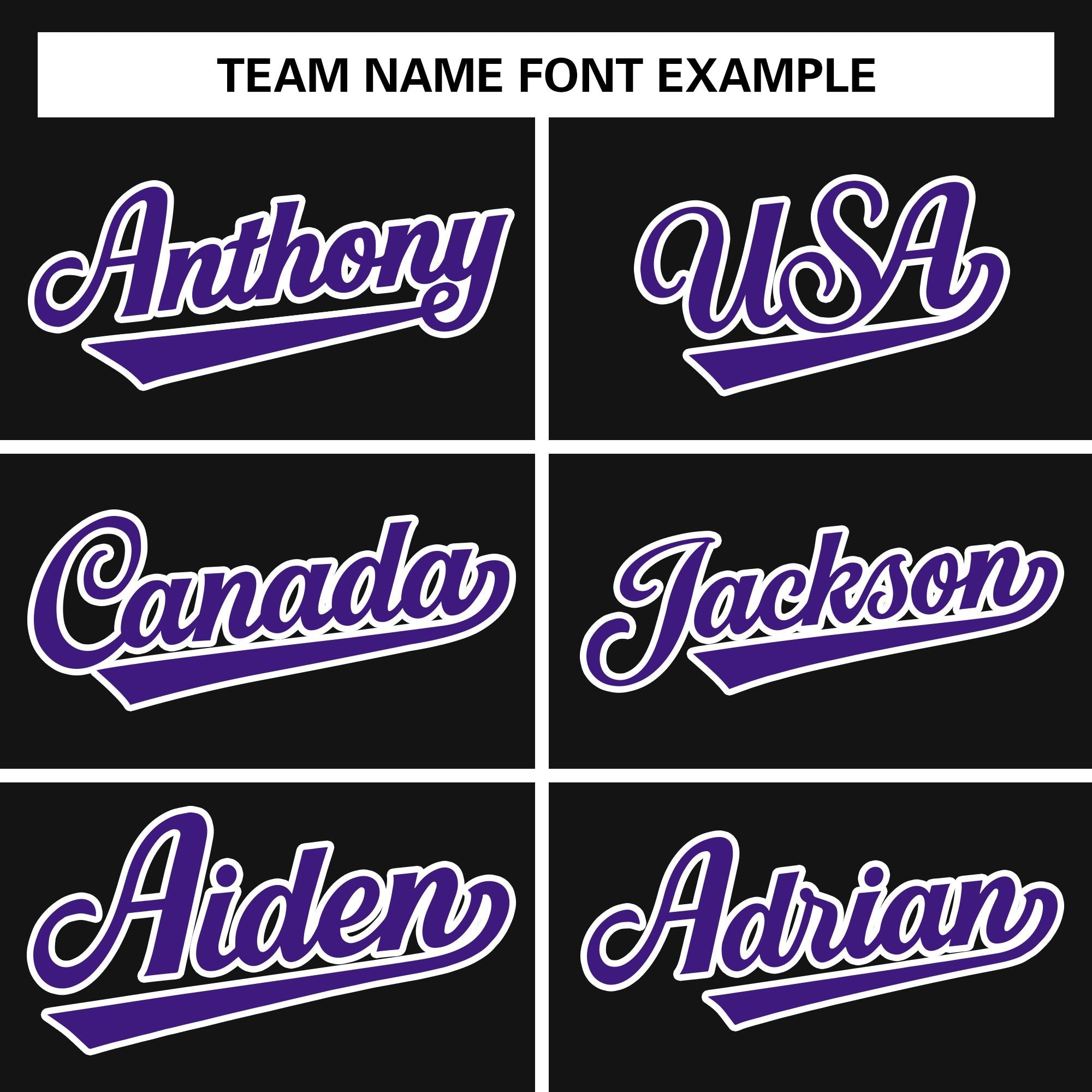 Custom Black Purple-White Raglan Sleeves Pullover Personalized Sweatshirt Hoodie| KXKSHOP