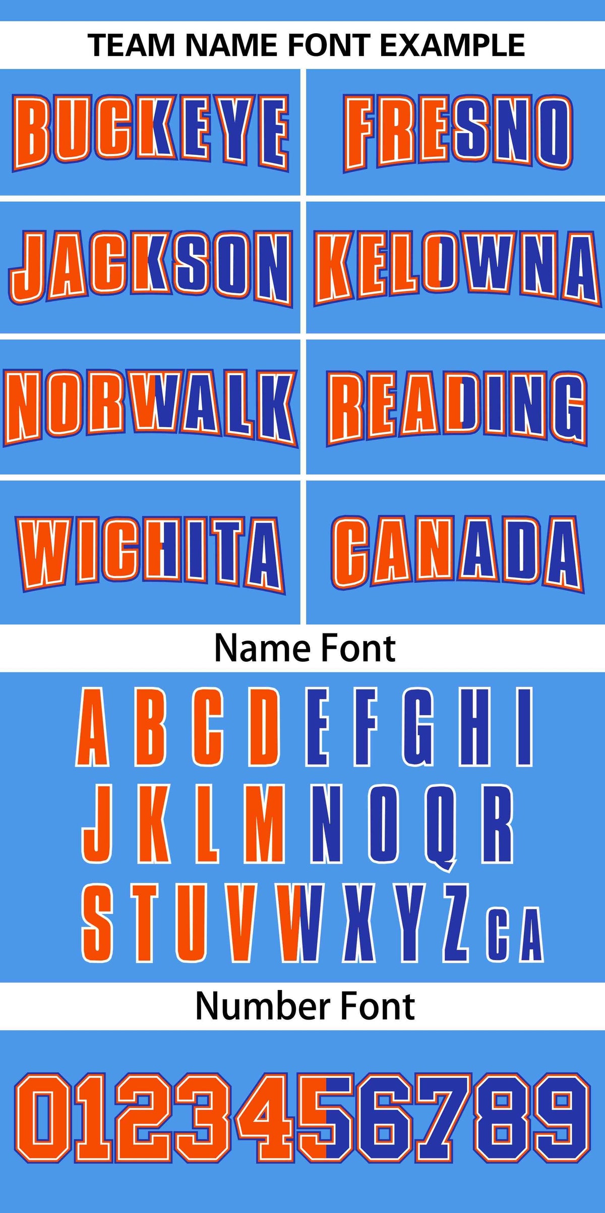 Custom Stitched Powder Blue Orange-Royal Cotton Pullover Sweatshirt Hoodie| KXKSHOP