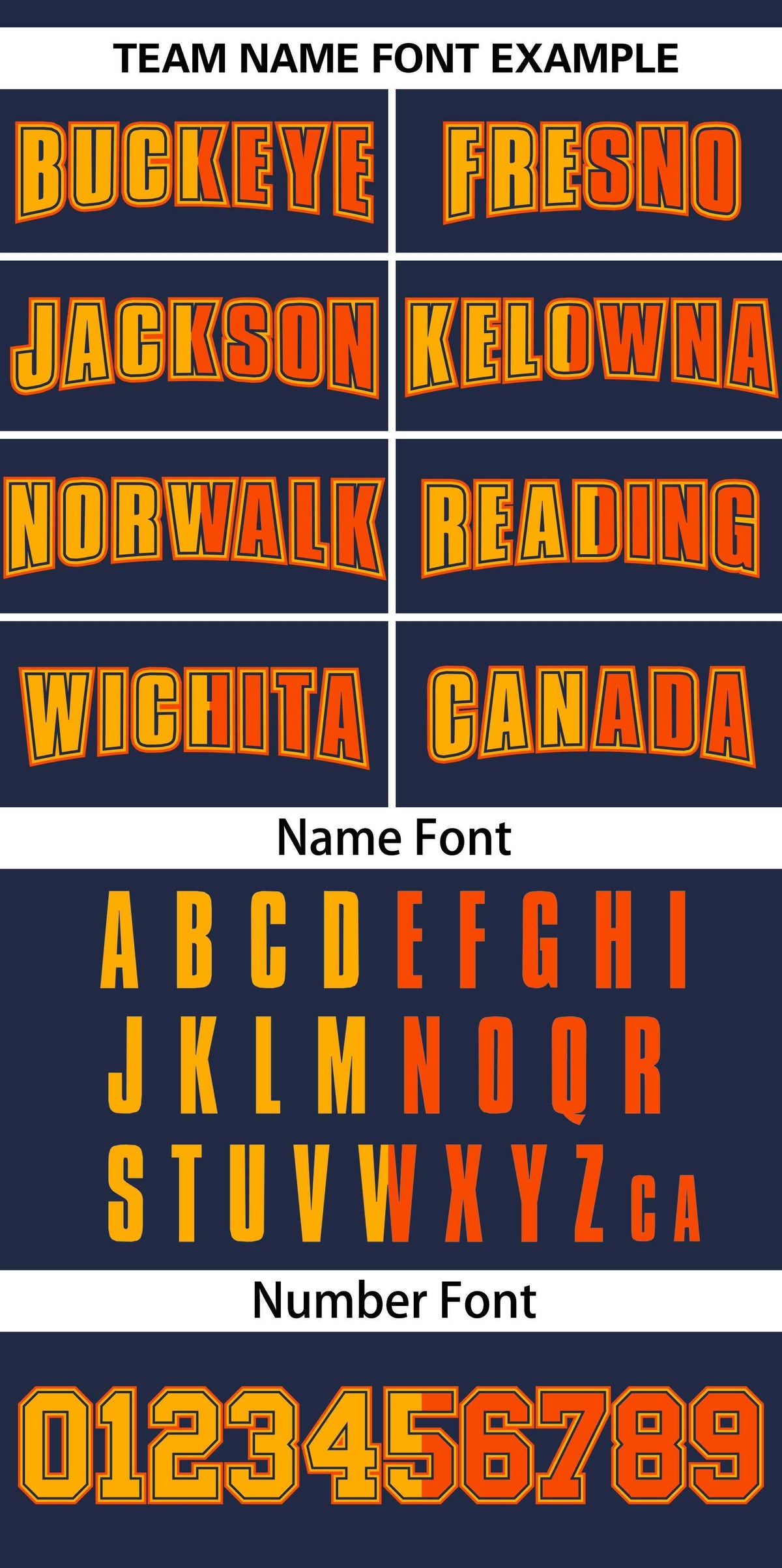 Custom Stitched Navy Yellow-Orange Cotton Pullover Sweatshirt Hoodie| KXKSHOP