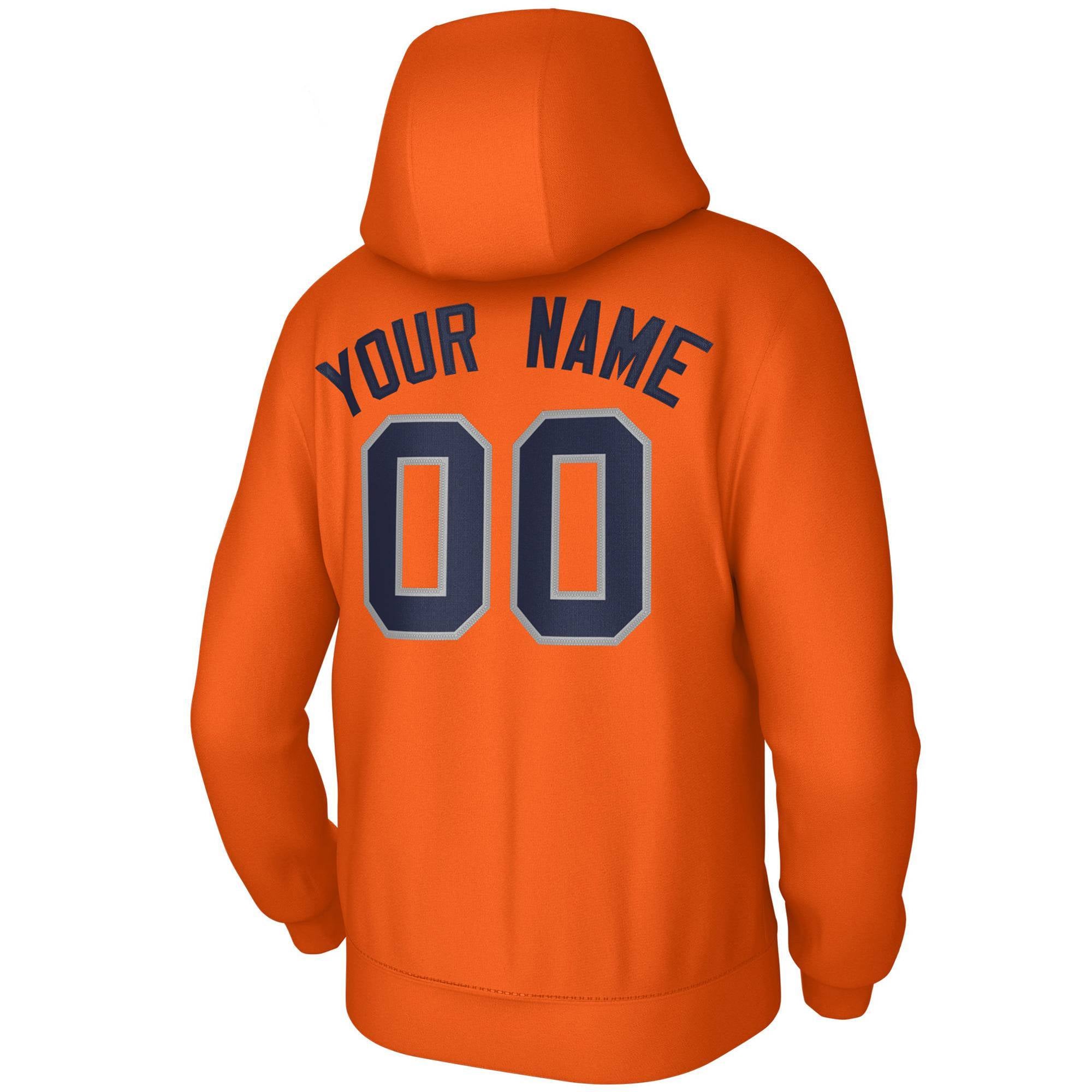 Custom Orange Navy-Gray Classic Style Training Uniform Pullover Hoodie| KXKSHOP