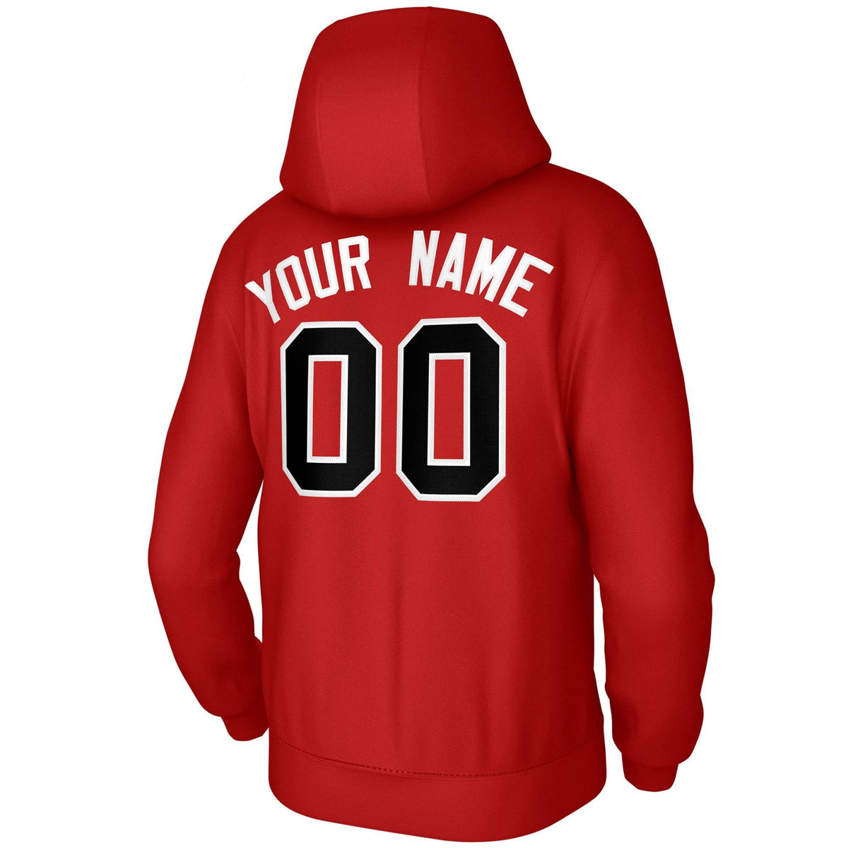 Custom Red Black-White Classic Style Training Uniform Pullover Hoodie| KXKSHOP
