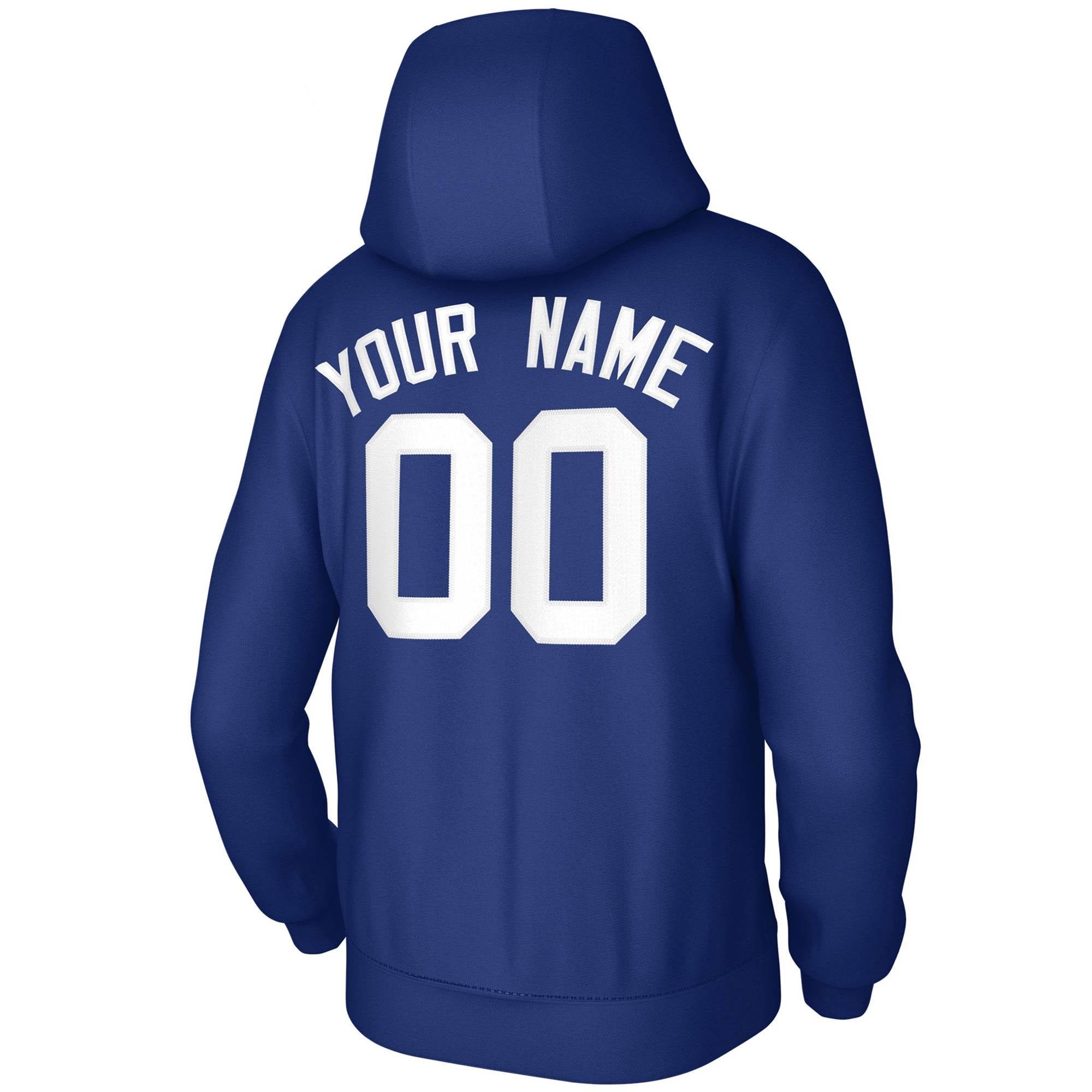 Custom Royal White Classic Style Training Uniform Pullover Hoodie| KXKSHOP
