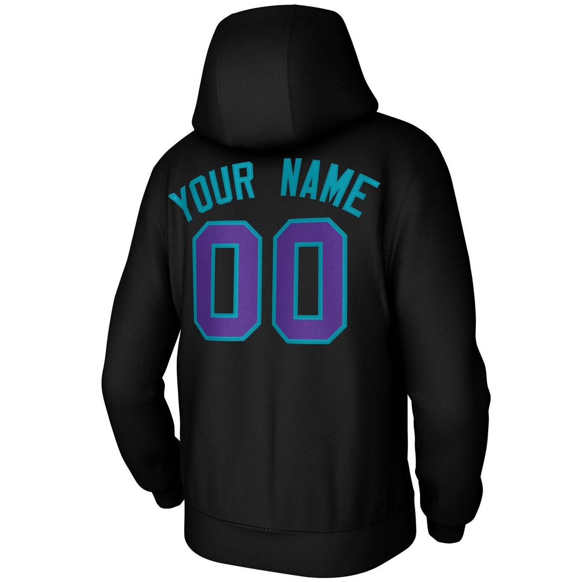 Custom Black Green-Purple Classic Style Training Uniform Pullover Hoodie| KXKSHOP