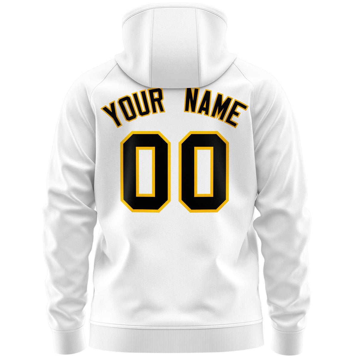 Custom Stitched White Black Sports Full-Zip Sweatshirt Hoodie with Flame| KXKSHOP