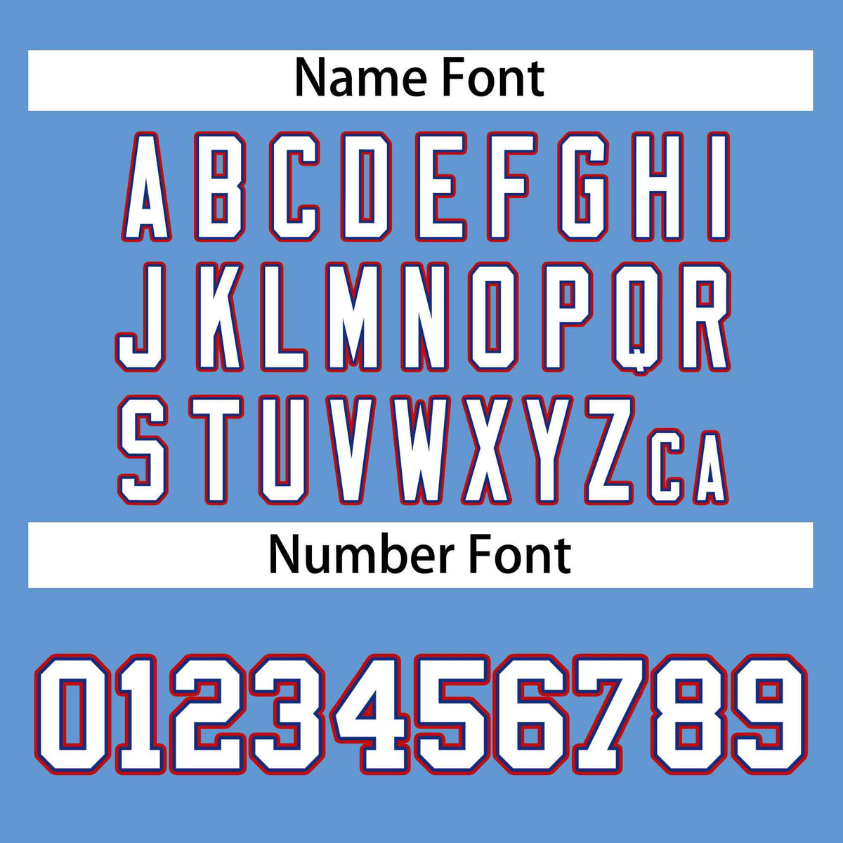 Custom Stitched Light Blue White-Red Sports Full-Zip Sweatshirt Hoodie| KXKSHOP