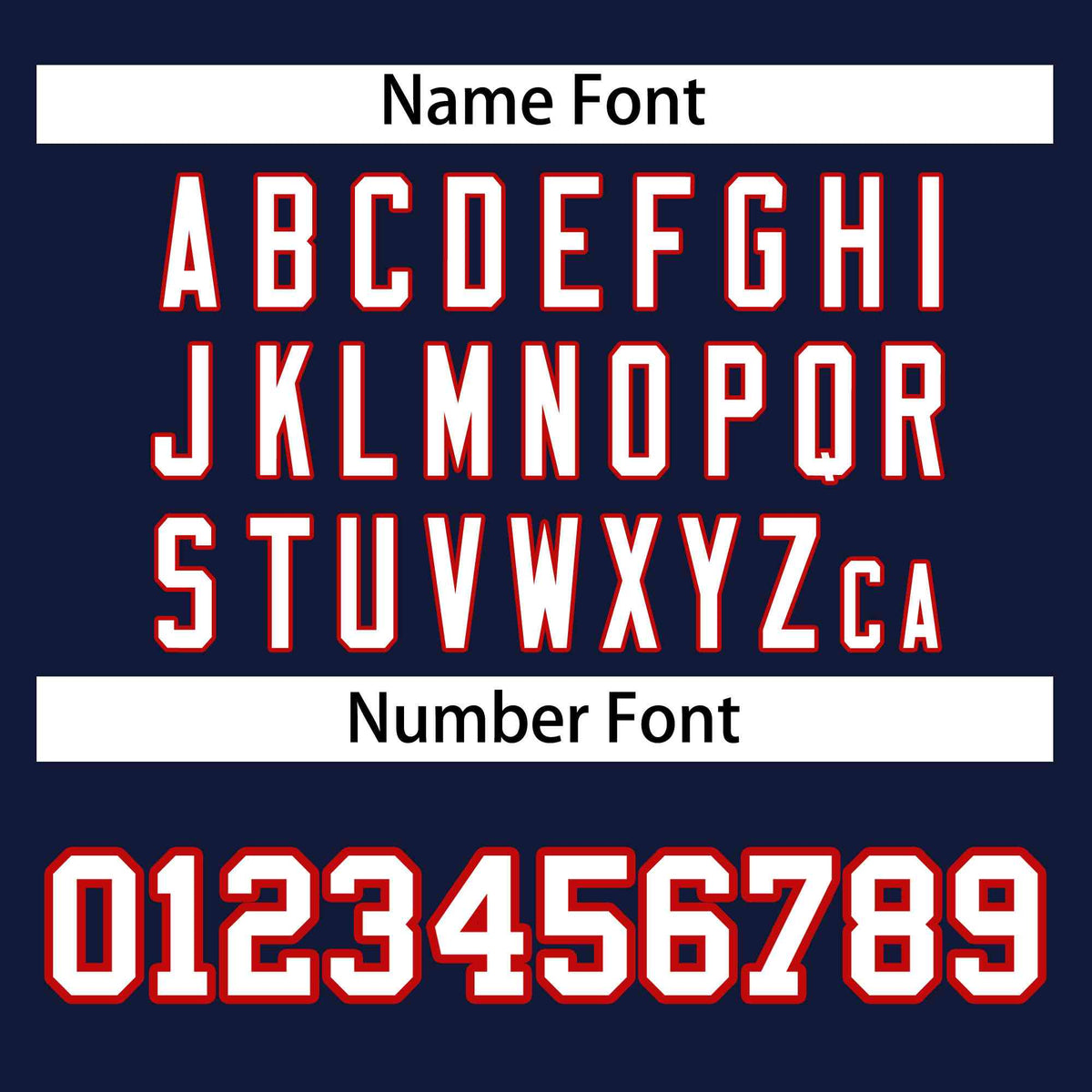 Custom Stitched Navy White-Red Sports Full-Zip Sweatshirt Hoodie| KXKSHOP