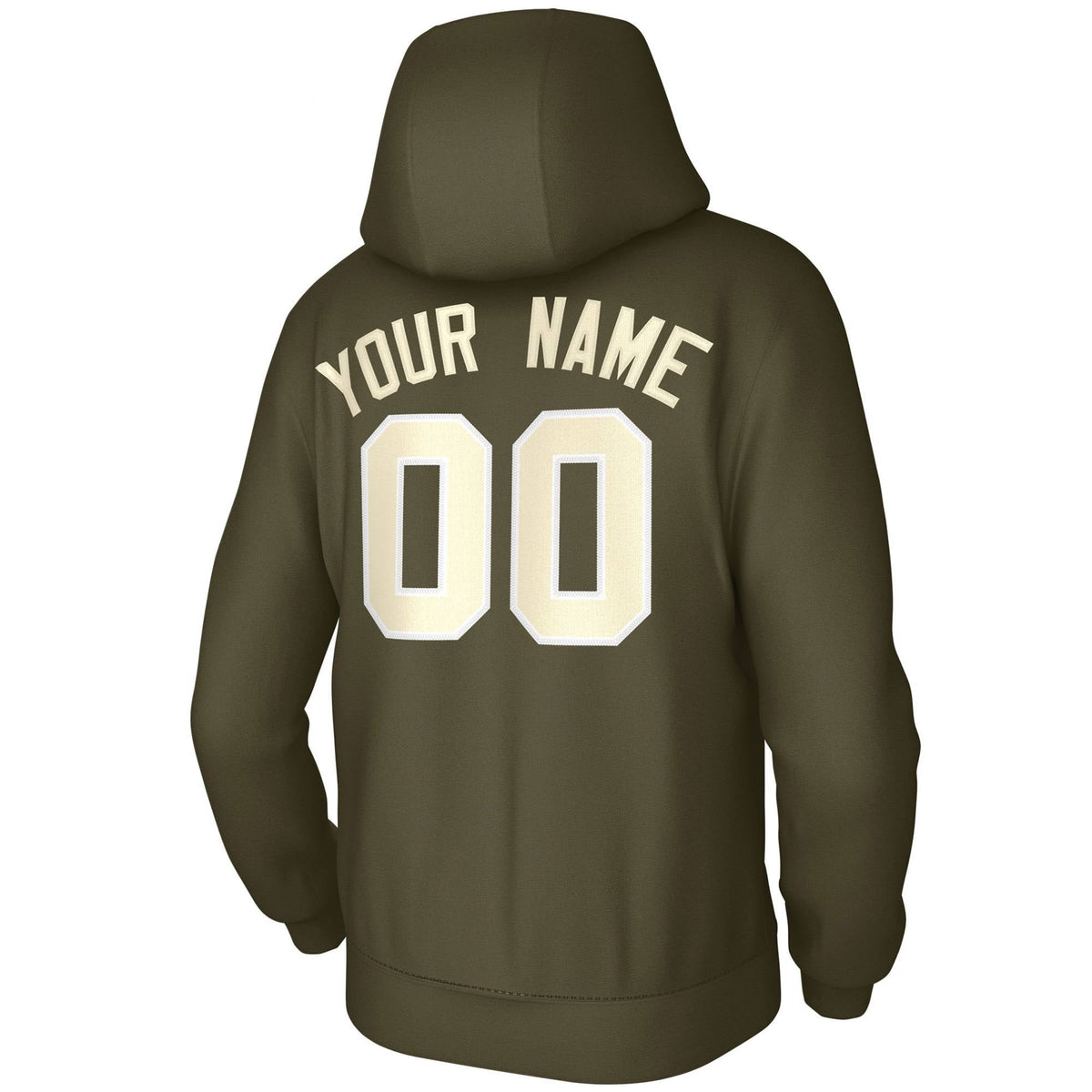 Custom Olive Cream Classic Style Sweatshirts Uniform Pullover Hoodie| KXKSHOP