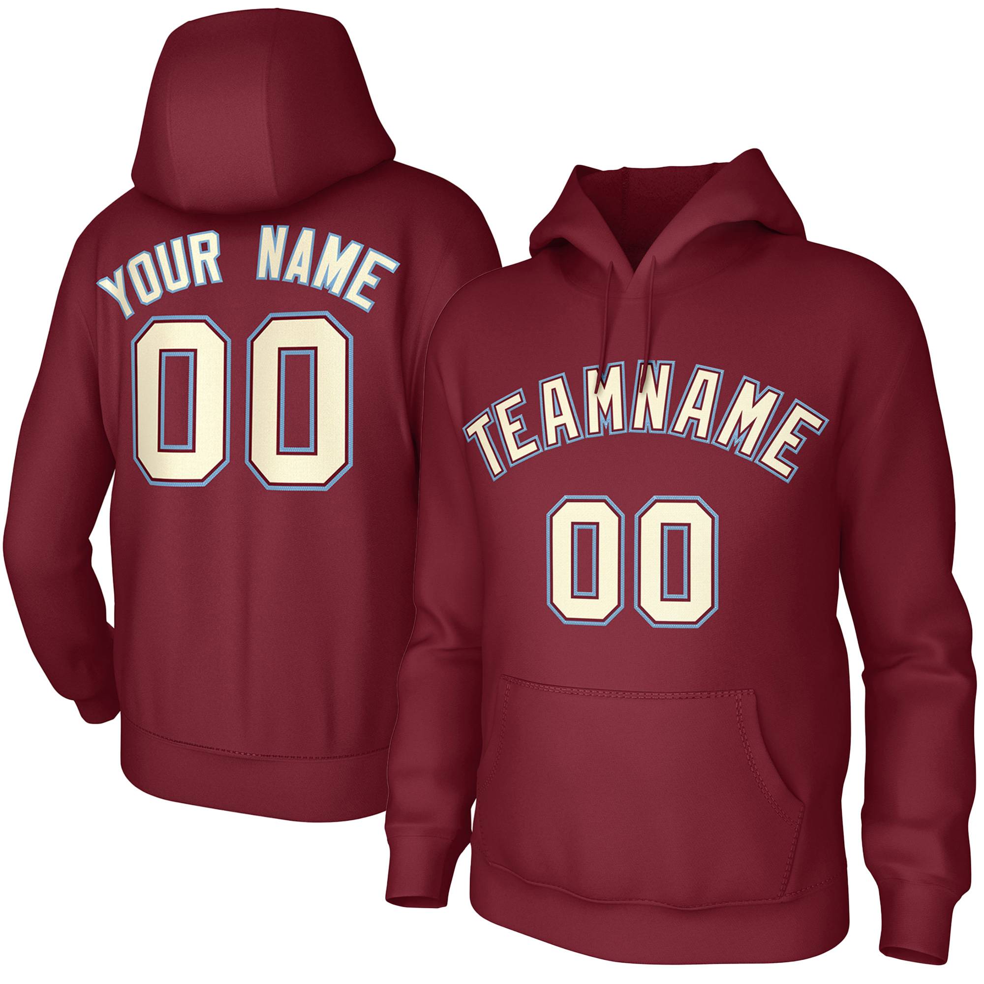 Custom Cardinal Cream-Cardinal Classic Style Sweatshirts Uniform Pullover Hoodie| KXKSHOP