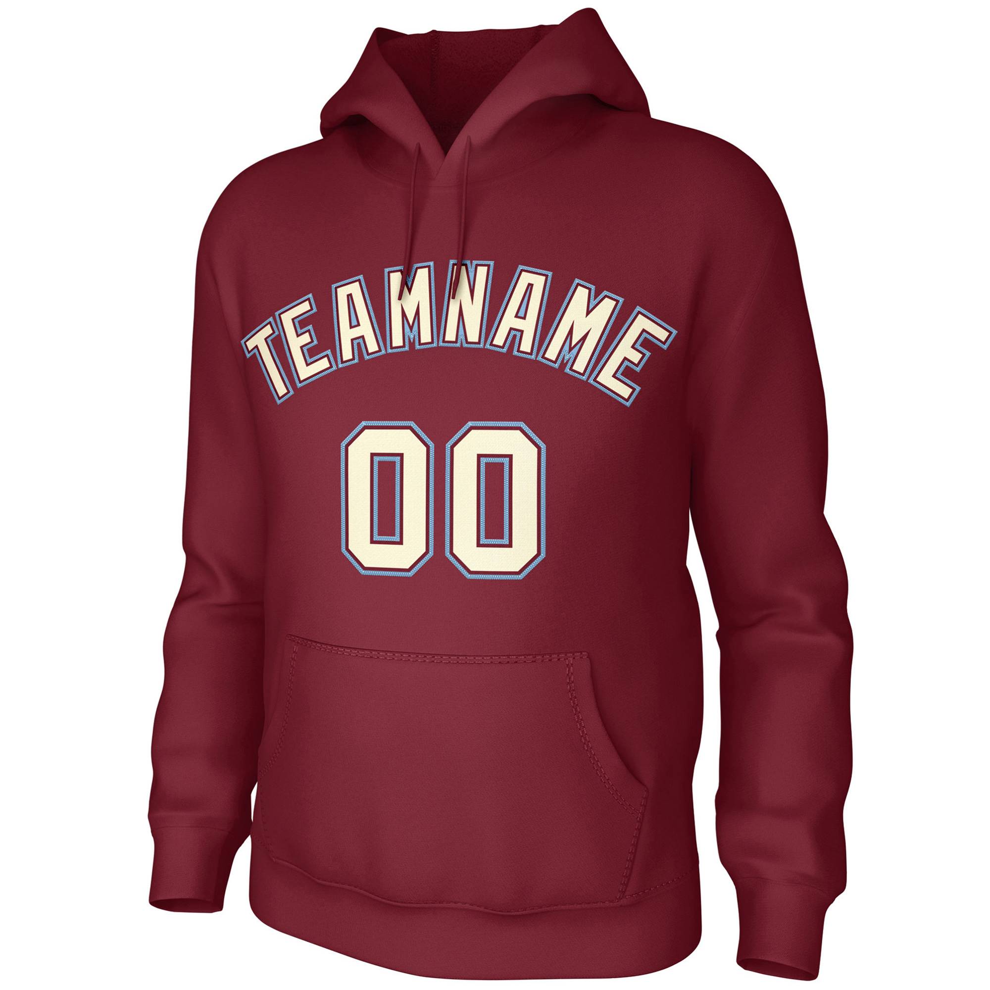 Custom Cardinal Cream-Cardinal Classic Style Sweatshirts Uniform Pullover Hoodie| KXKSHOP