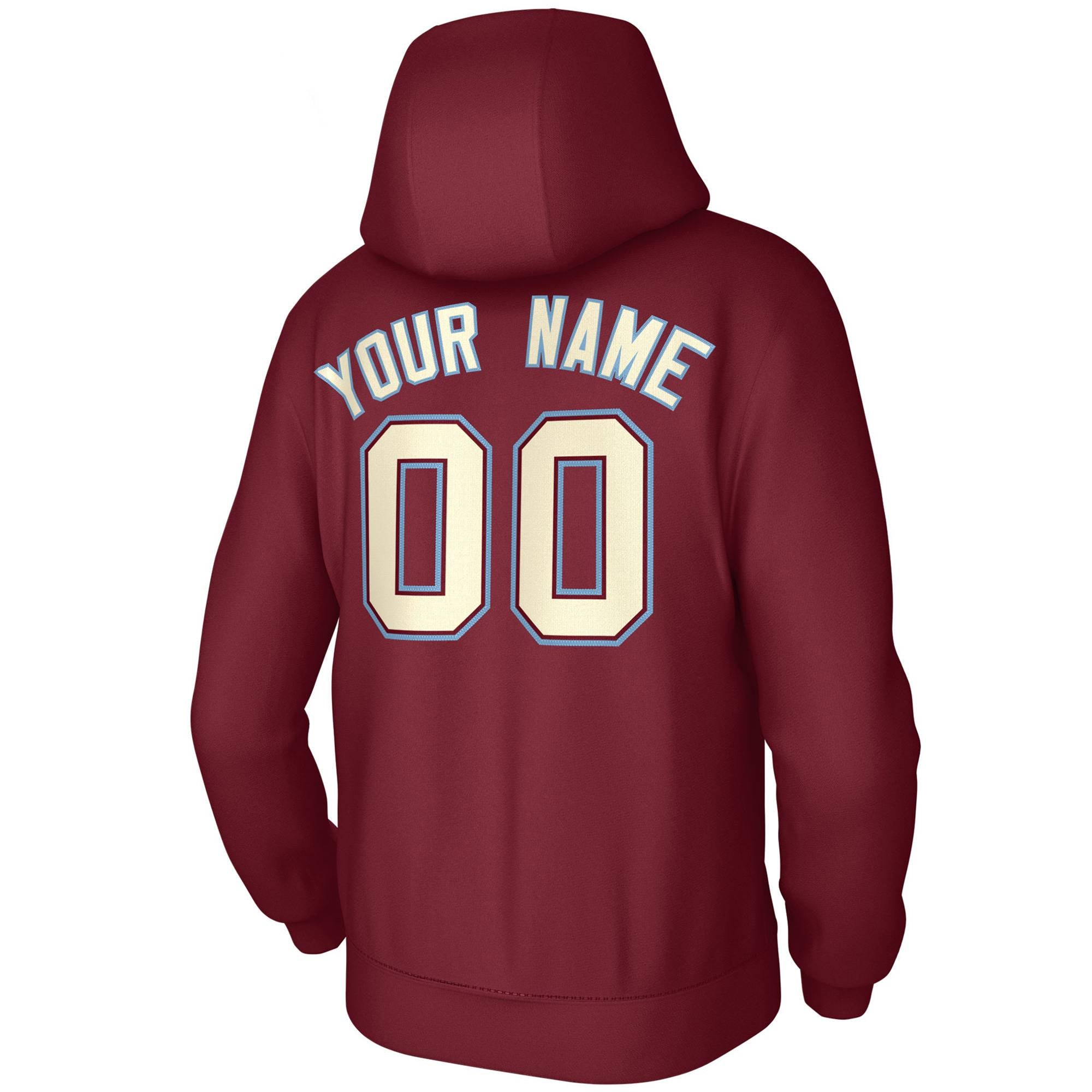 Custom Cardinal Cream-Cardinal Classic Style Sports Uniform Pullover Hoodie| KXKSHOP