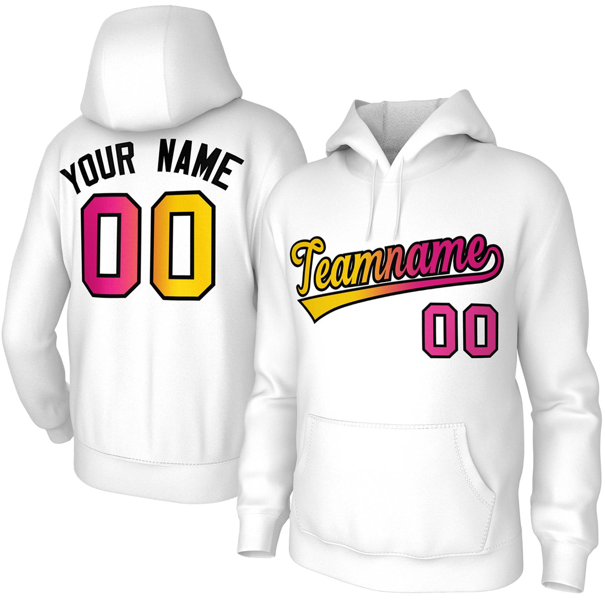 Custom Gradient Fashion Athletic Pullover Hoodie Team Sweatshirt| KXKSHOP