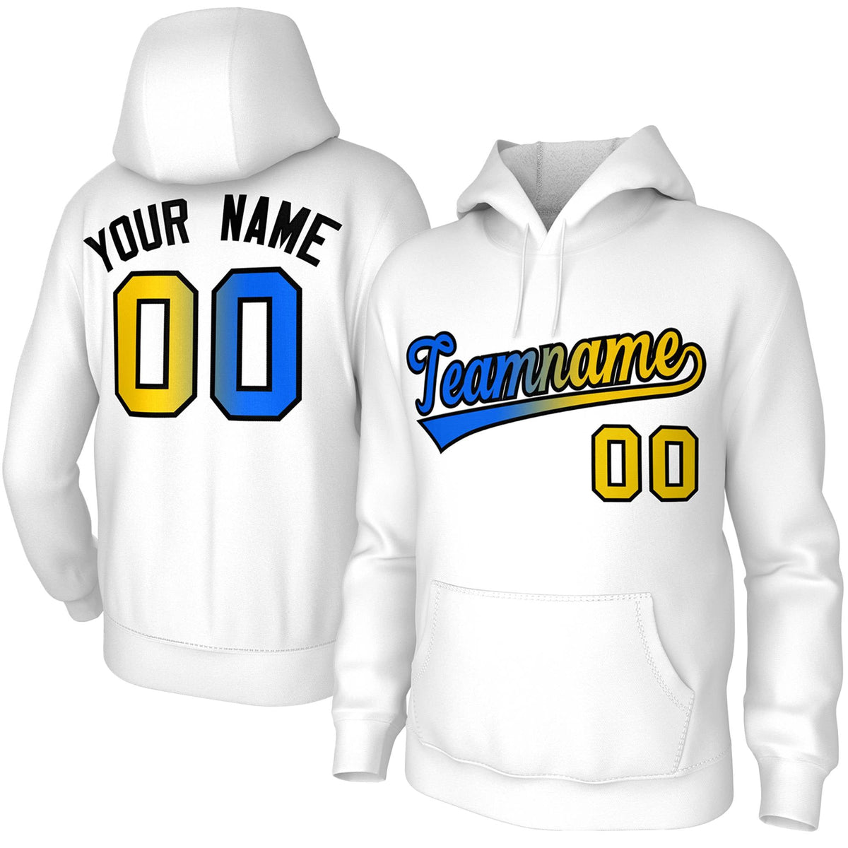 Custom Gradient Fashion Athletic Pullover Hoodie Team Sweatshirt| KXKSHOP