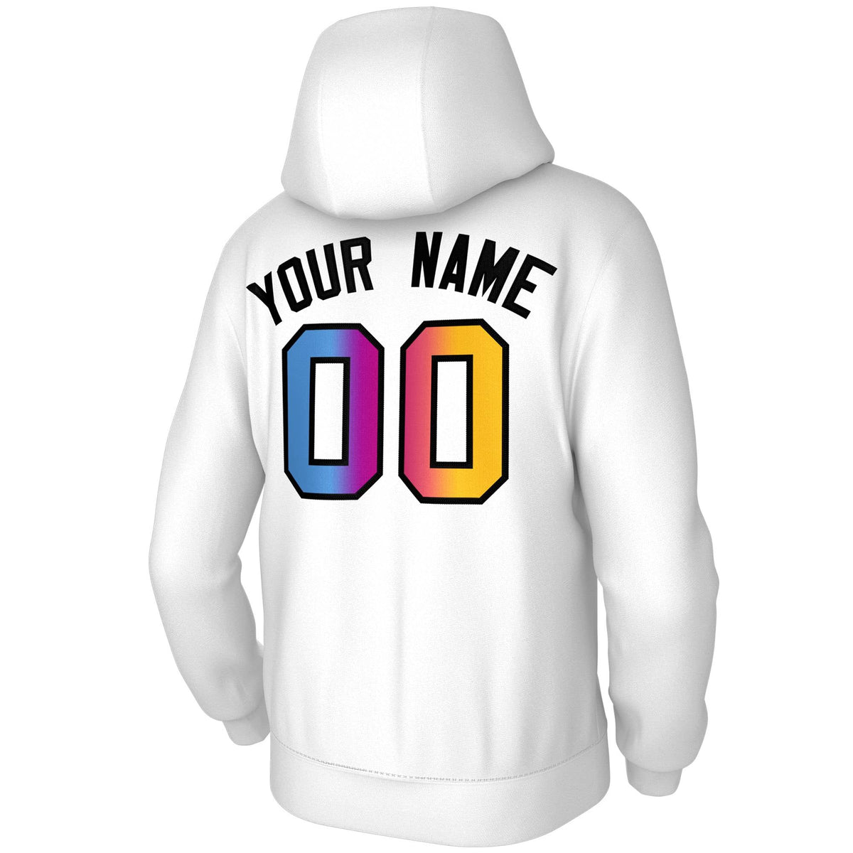 Custom Gradient Fashion Athletic Pullover Hoodie Team Sweatshirt| KXKSHOP