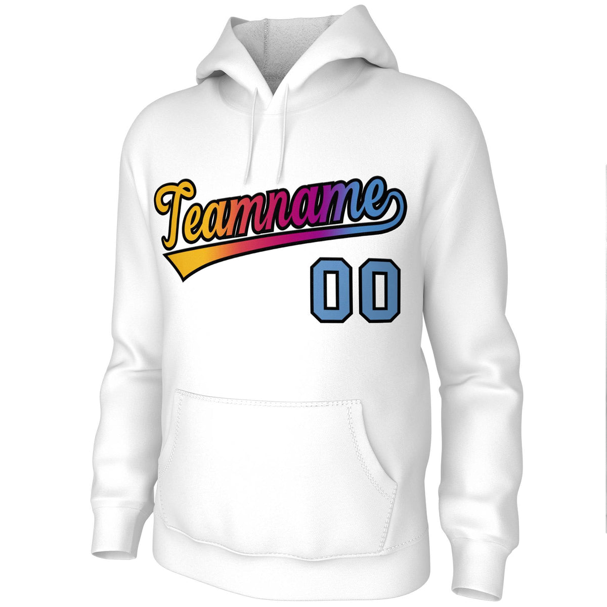 Custom Gradient Fashion Athletic Pullover Hoodie Team Sweatshirt| KXKSHOP