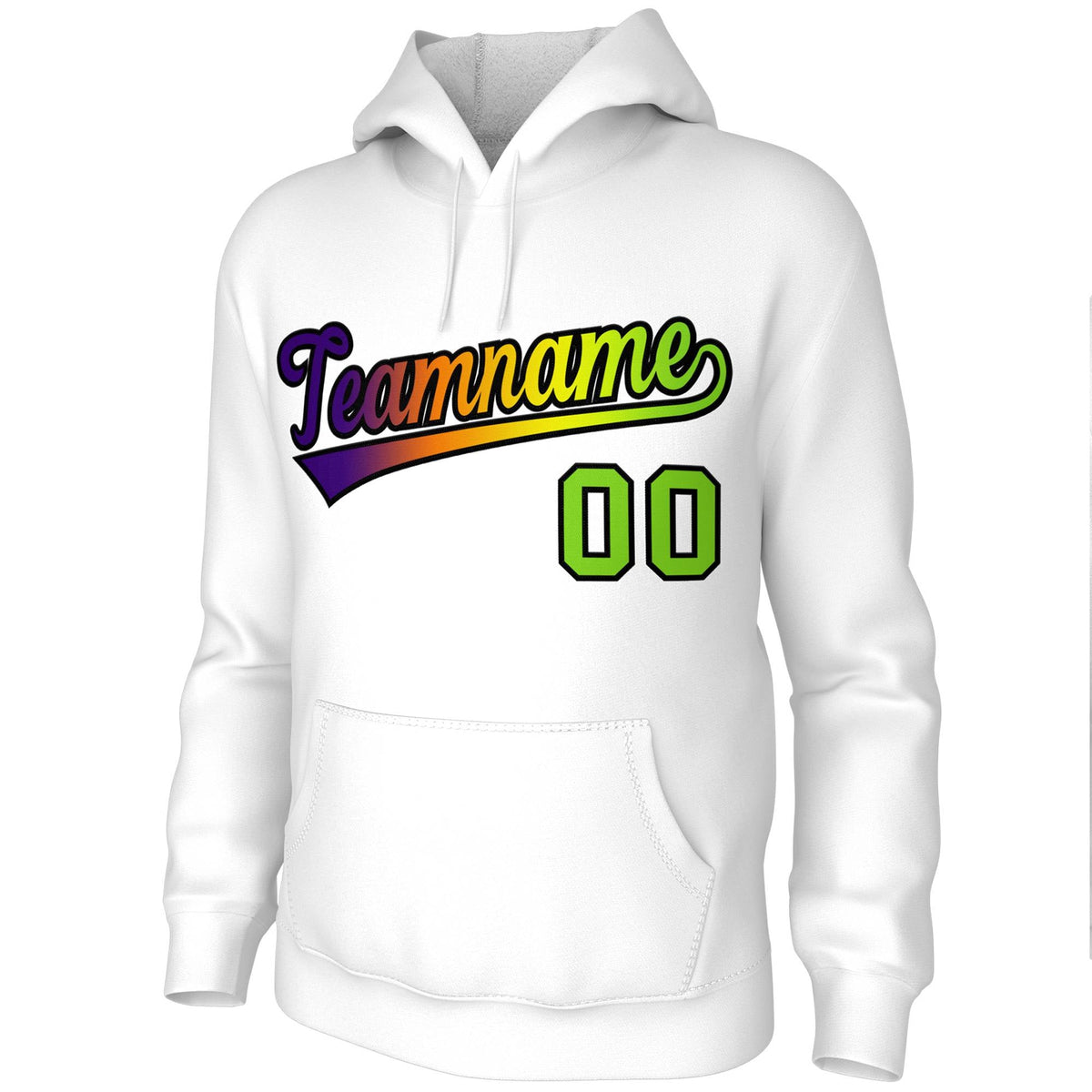 Custom Gradient Fashion Athletic Pullover Hoodie Team Sweatshirt| KXKSHOP